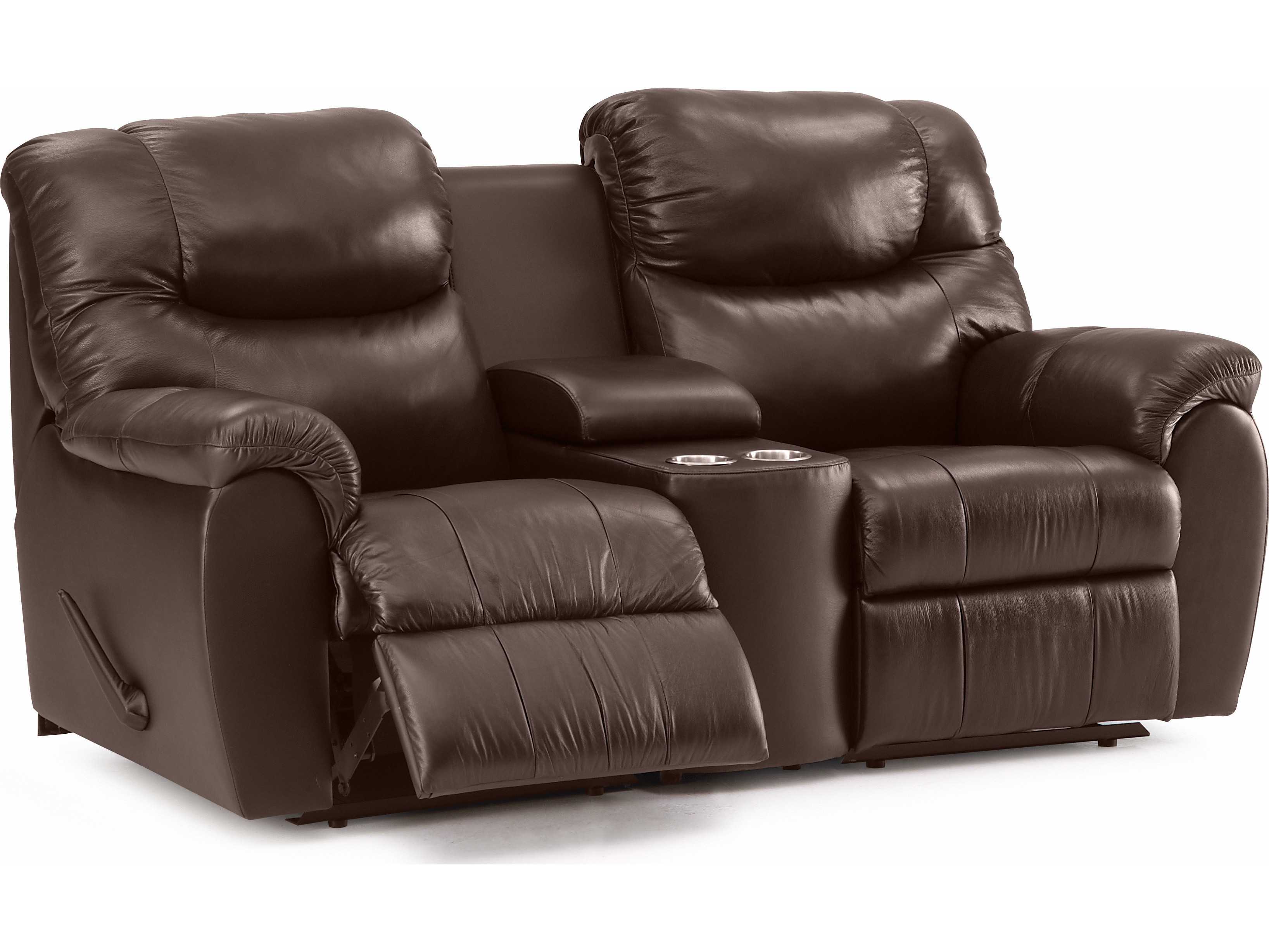 Palliser Regent Leather Upholstery Loveseat