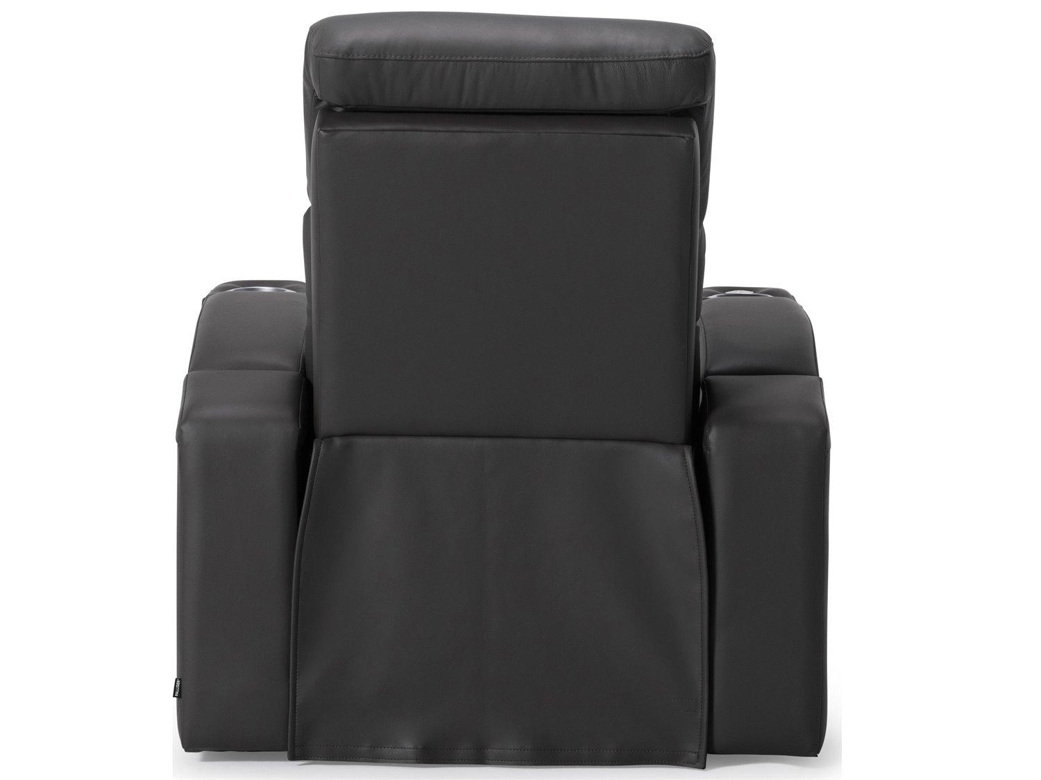 Palliser Vivid Leather Upholstery Power Recliner with Power Headrest & Lumbar