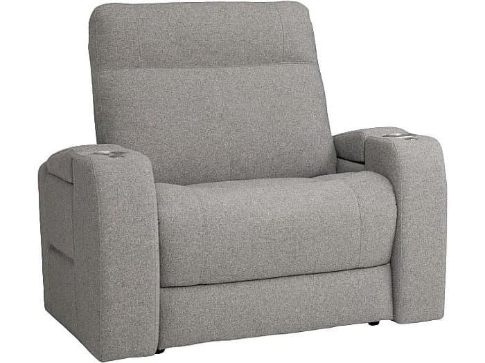 Palliser Virtue Leather Upholstery Power Recliner with Power Headrest & Lumbar