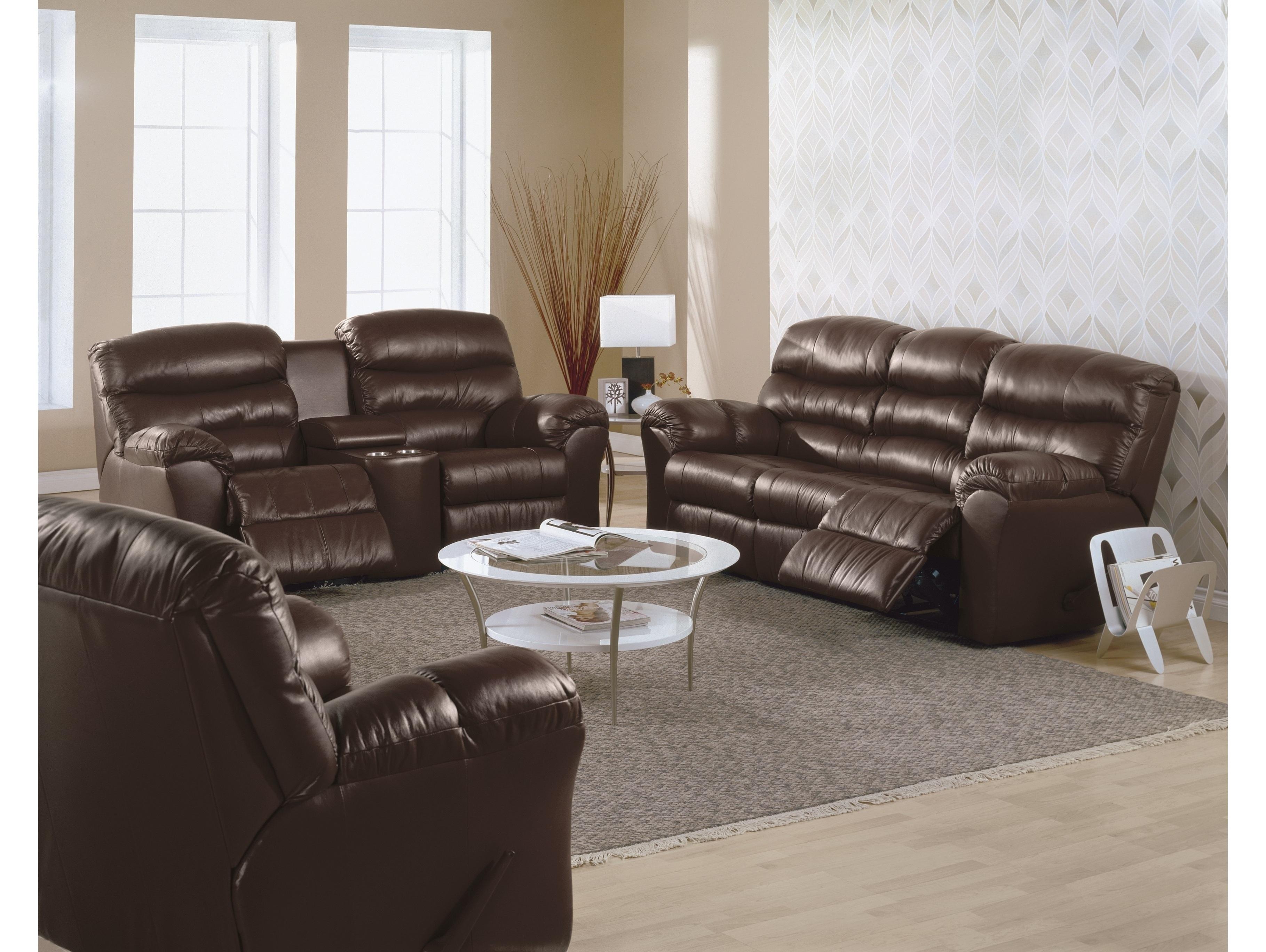 Palliser Durant Leather Upholstery Sofa Power Recliner