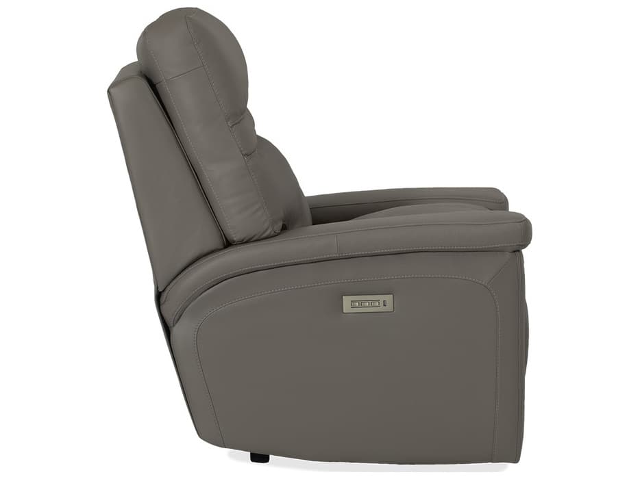Palliser Leo Leather Upholstery Power Recliner Wall Hugger with Power Headrest