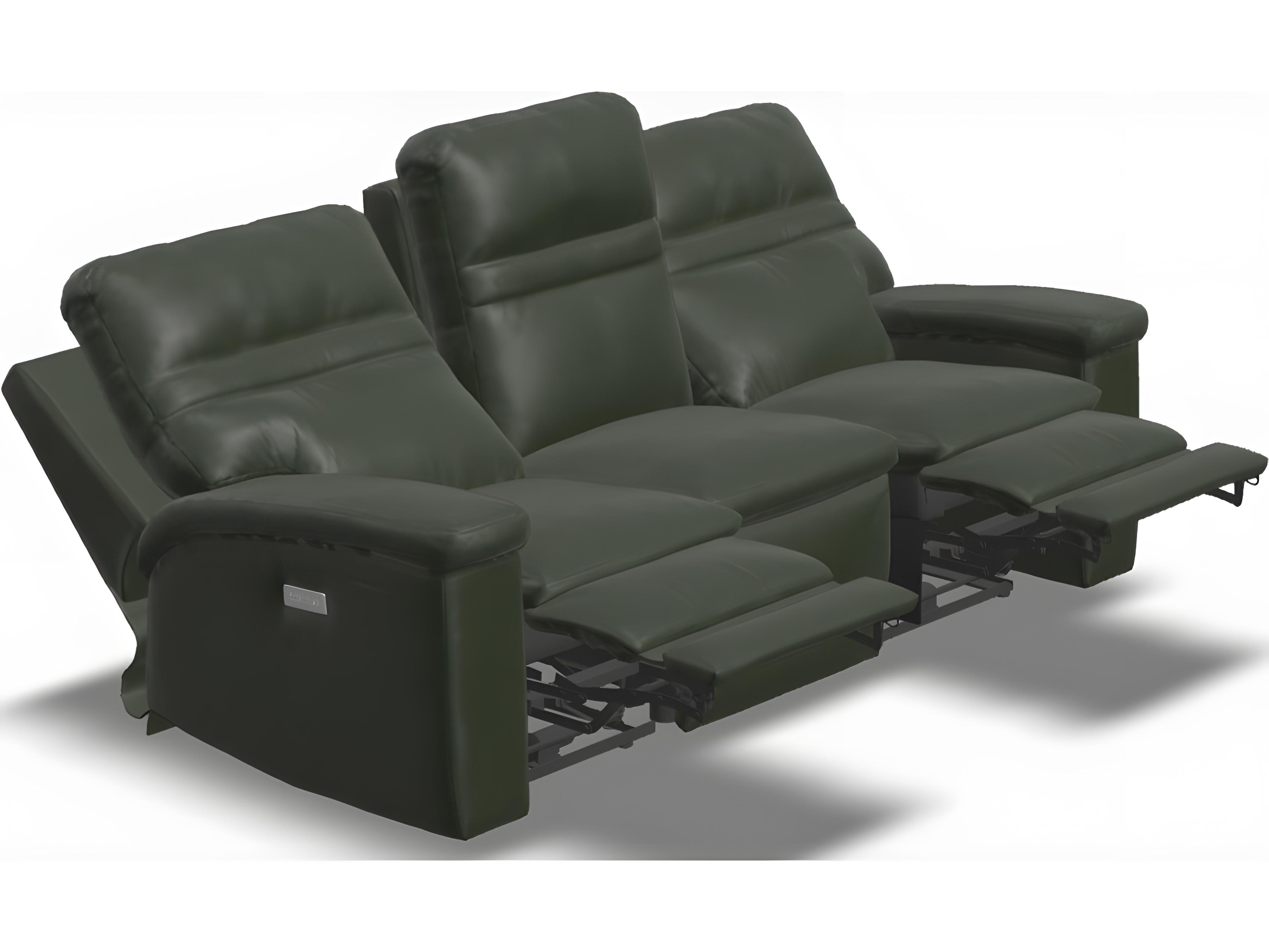 Palliser Leo Leather Upholstery Sofa Power Recliner with Power Headrest