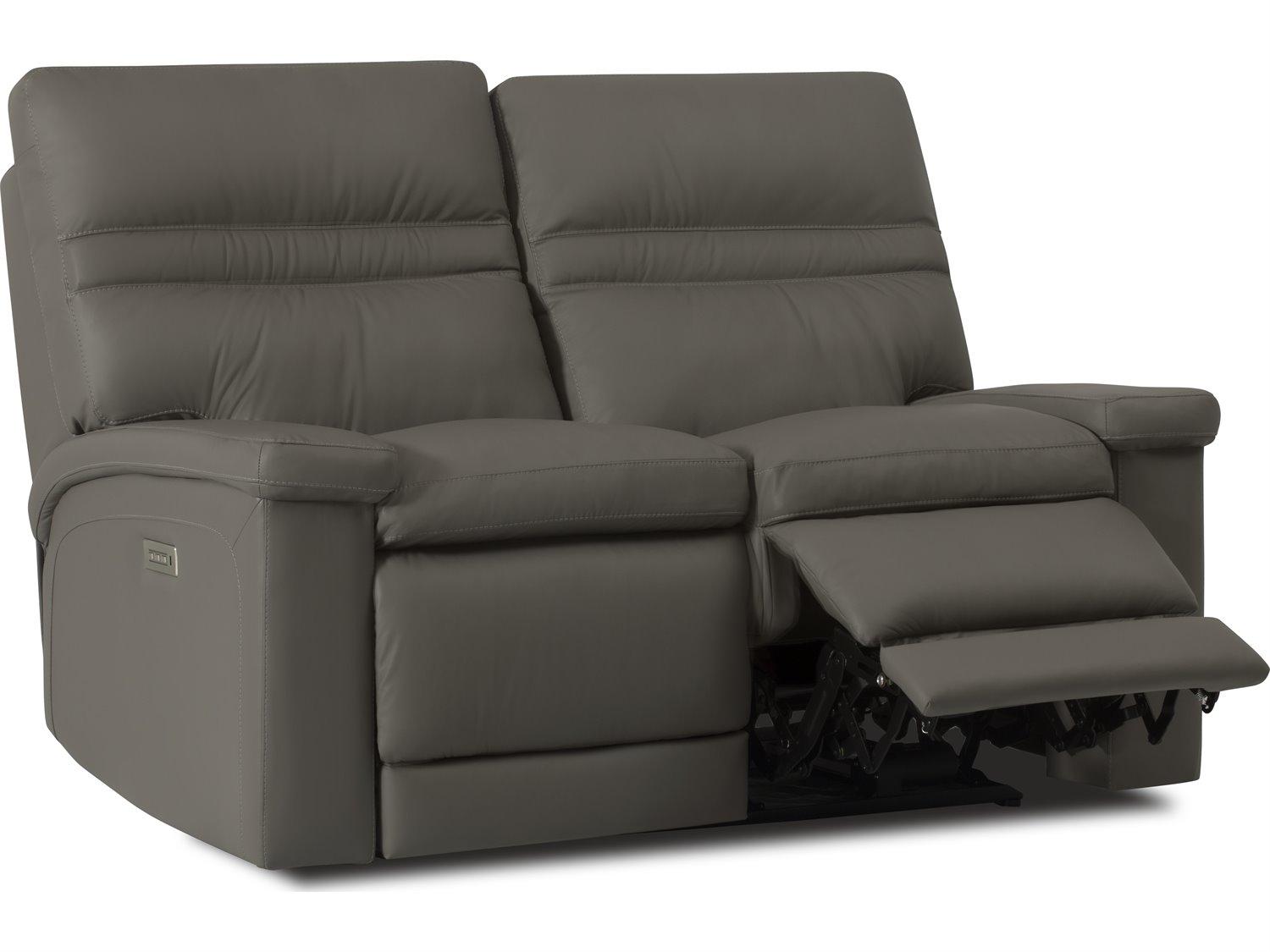 Palliser Leo Leather Upholstery Loveseat Power Recliner with Power Headrest