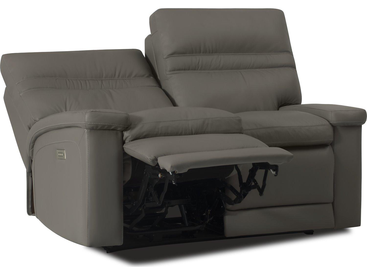 Palliser Leo Leather Upholstery Loveseat Power Recliner with Power Headrest