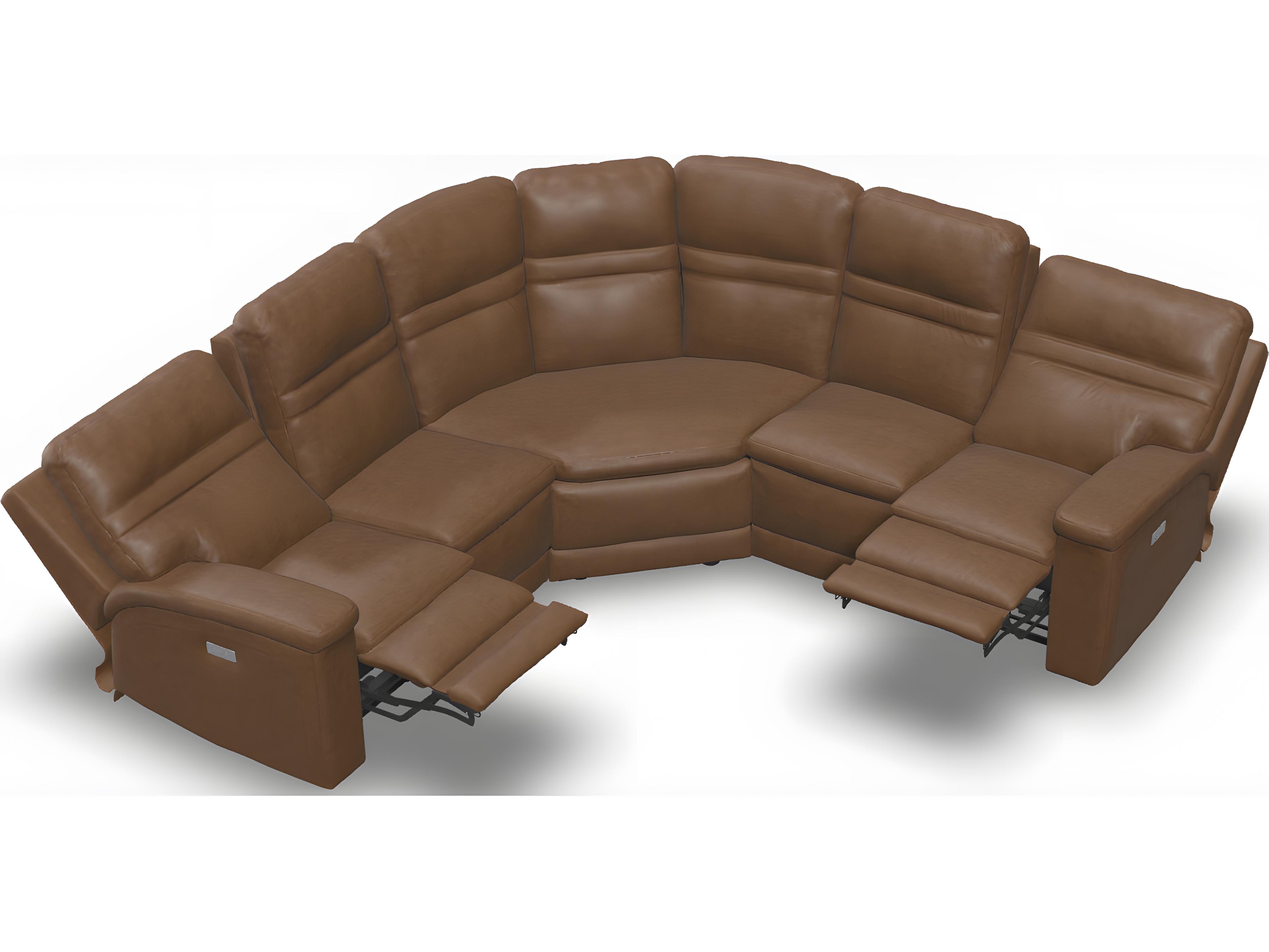 Palliser Leo Leather Upholstery Sectional Sofa