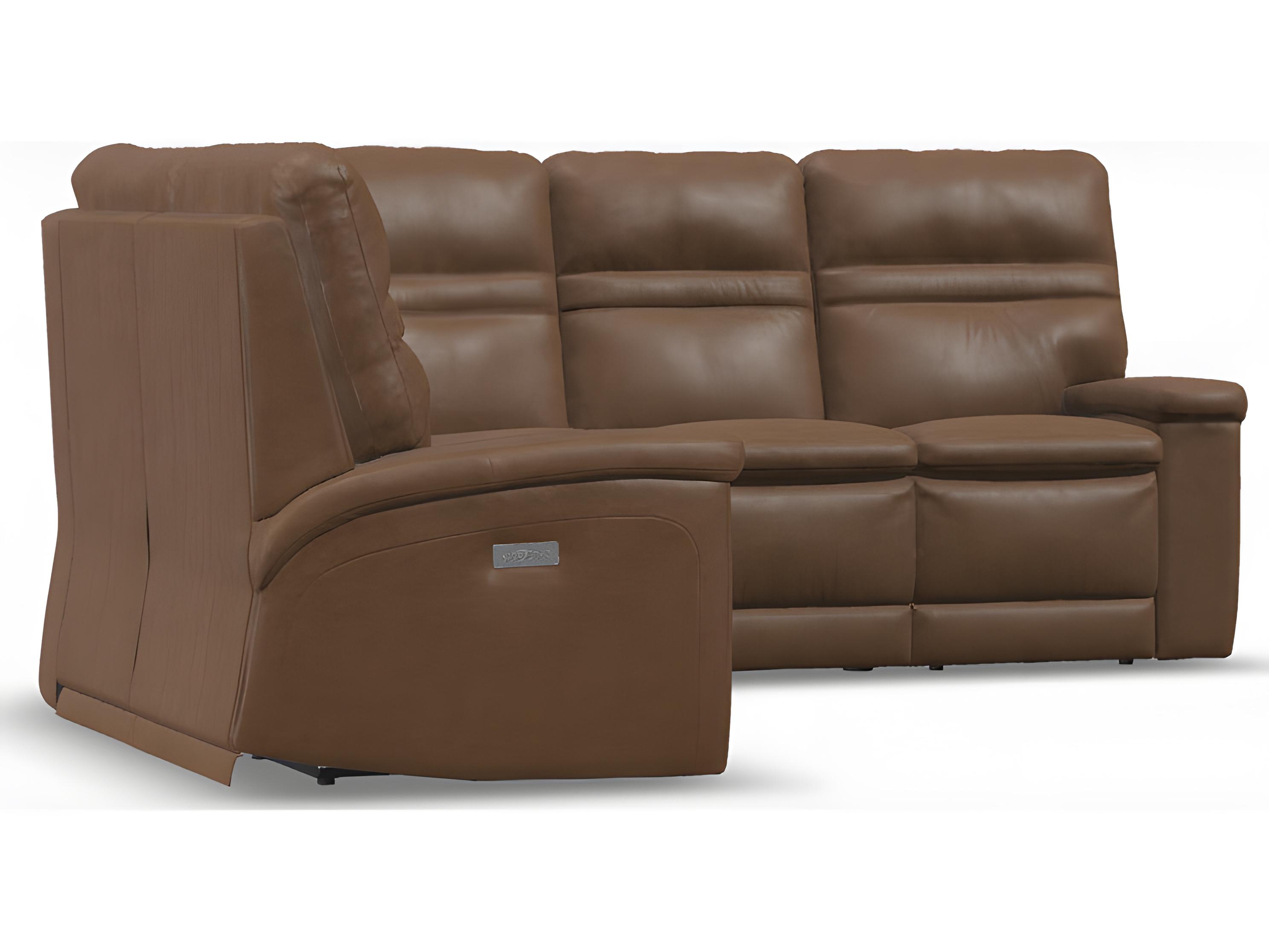 Palliser Leo Leather Upholstery Sectional Sofa