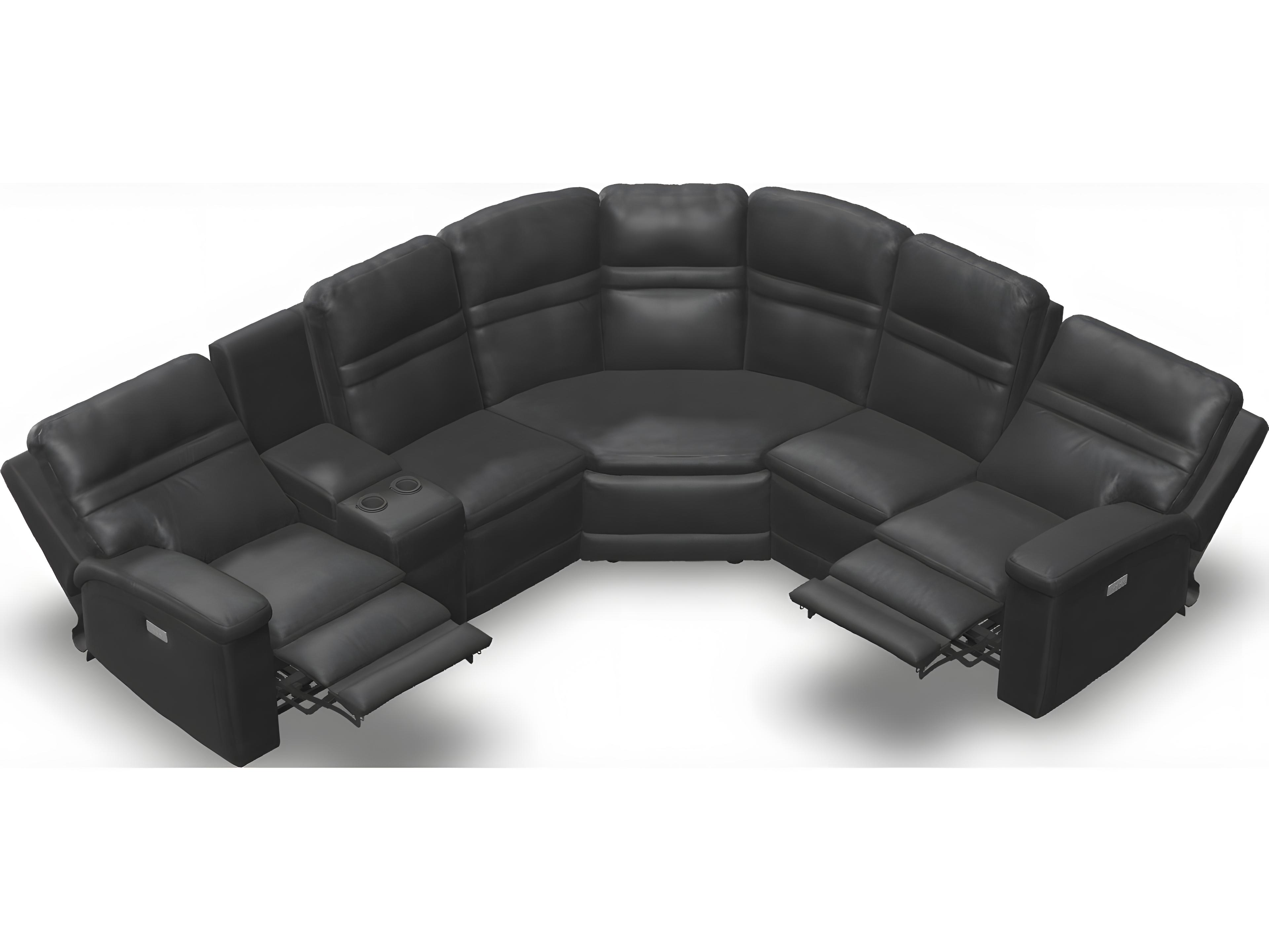 Palliser Leo Leather Upholstery Sectional Sofa