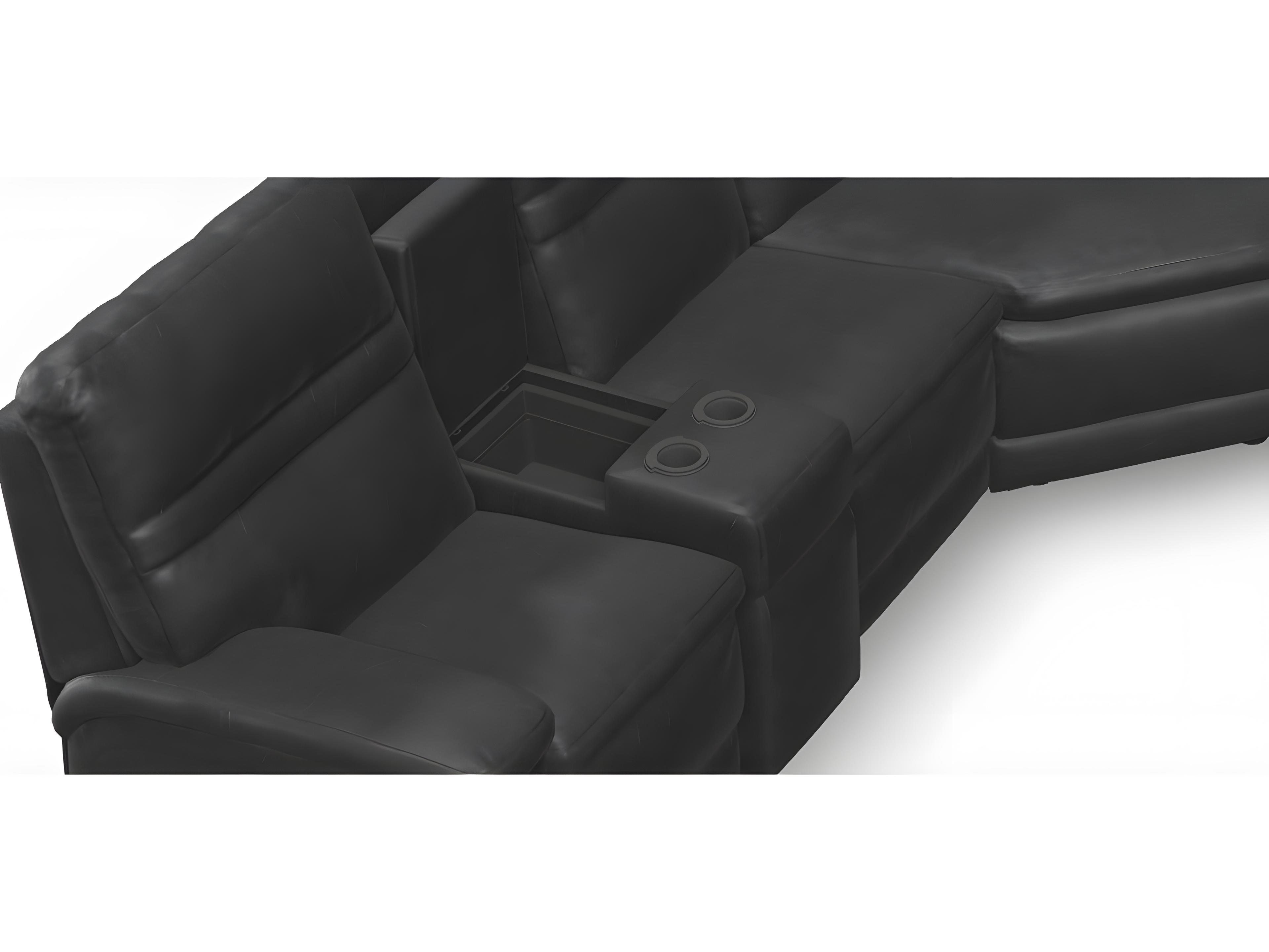 Palliser Leo Leather Upholstery Sectional Sofa