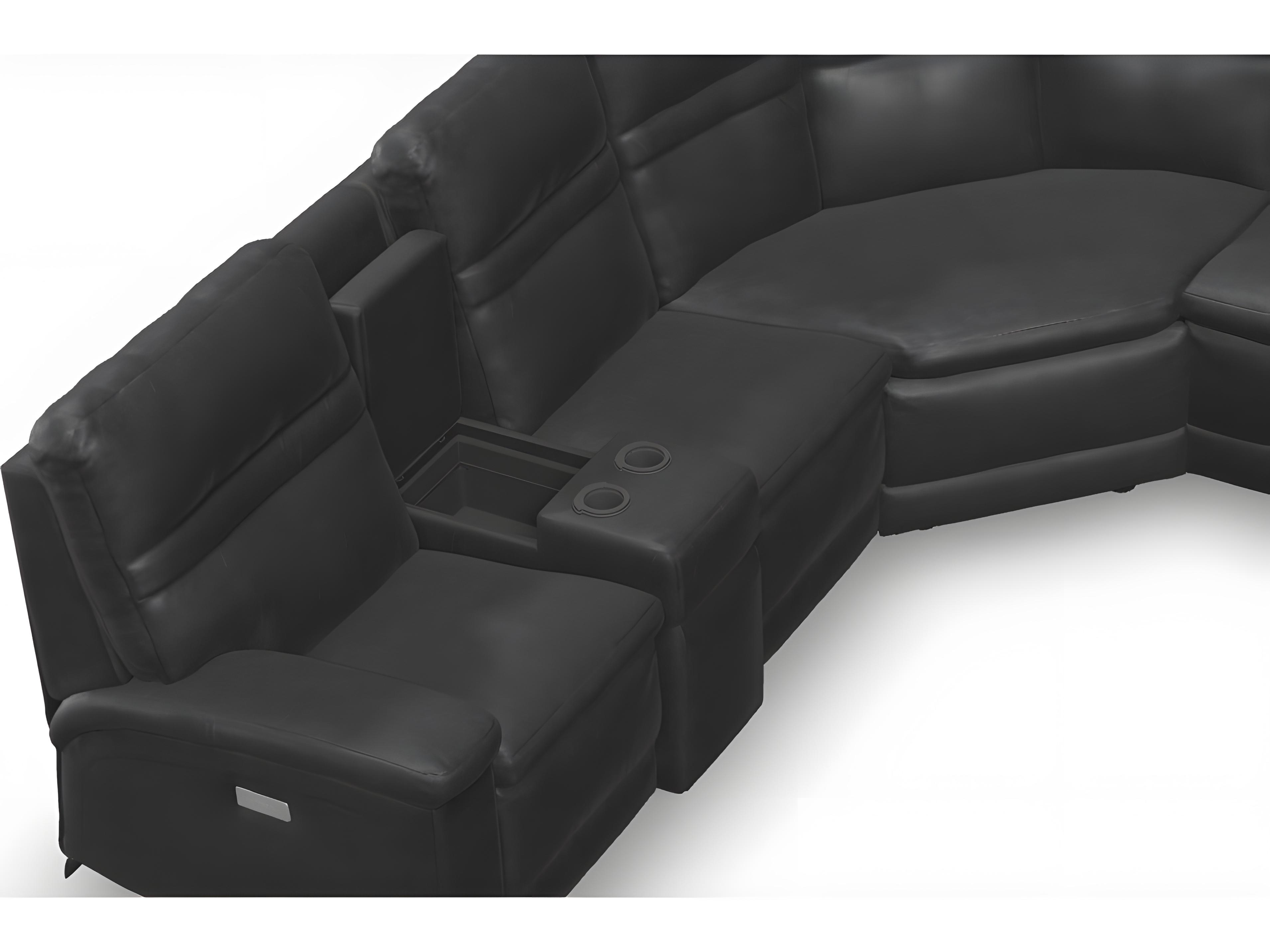 Palliser Leo Leather Upholstery Sectional Sofa