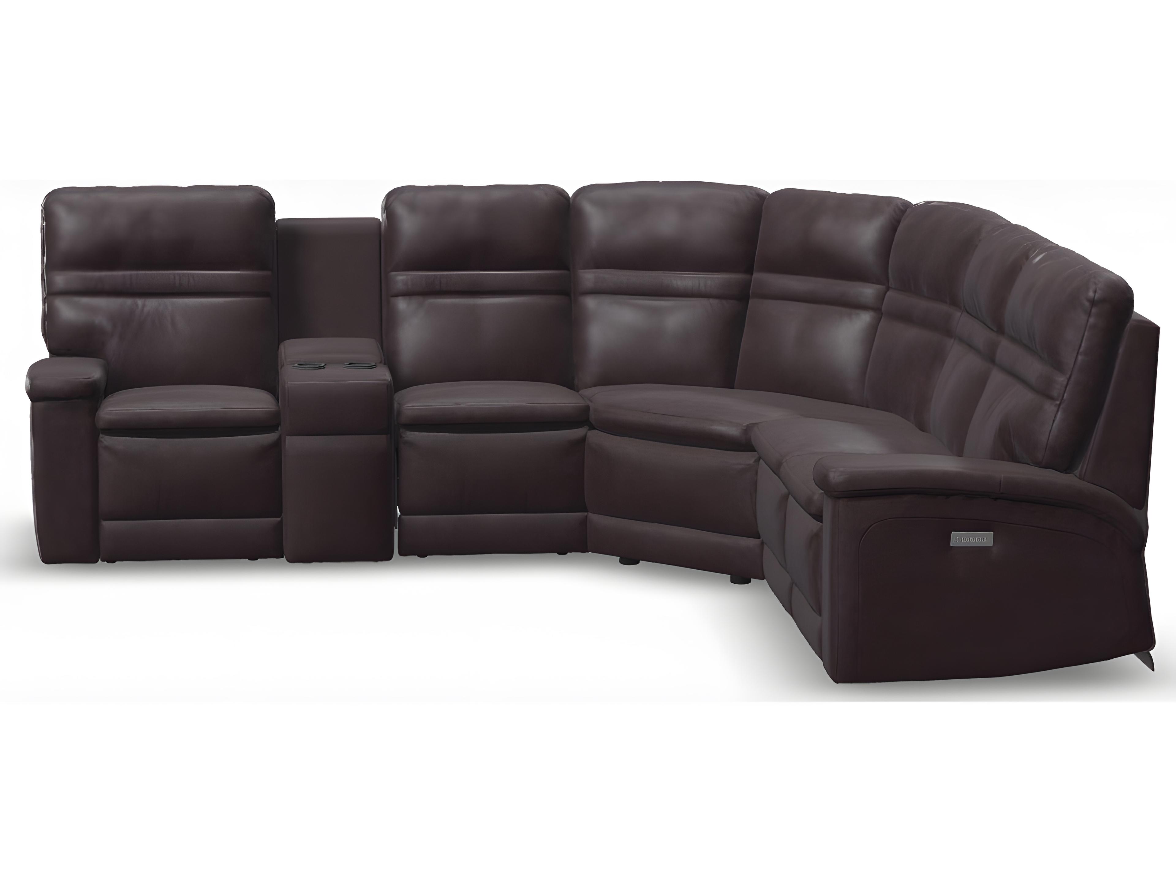 Palliser Leo Leather Upholstery Sectional Sofa