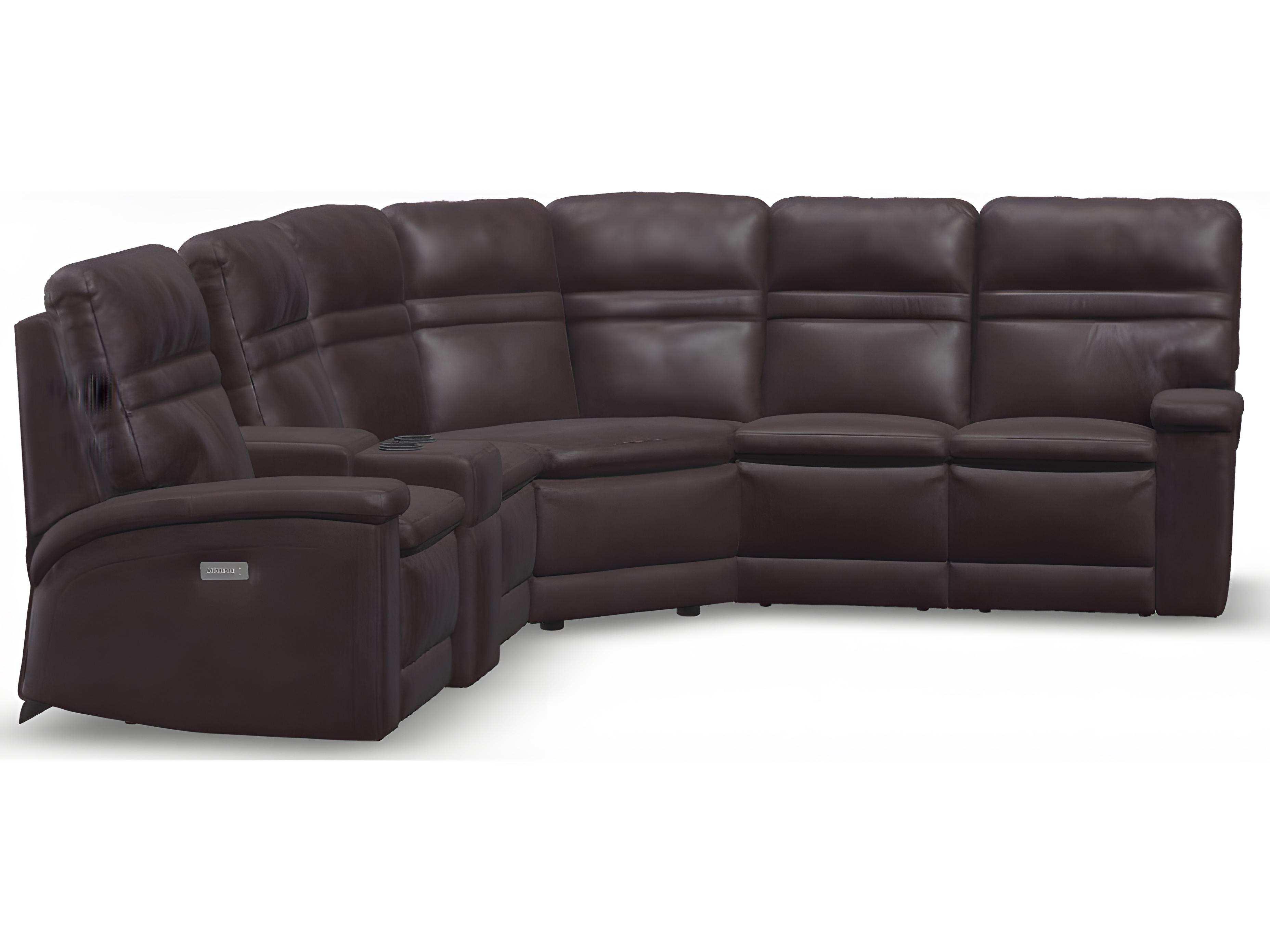 Palliser Leo Leather Upholstery Sectional Sofa