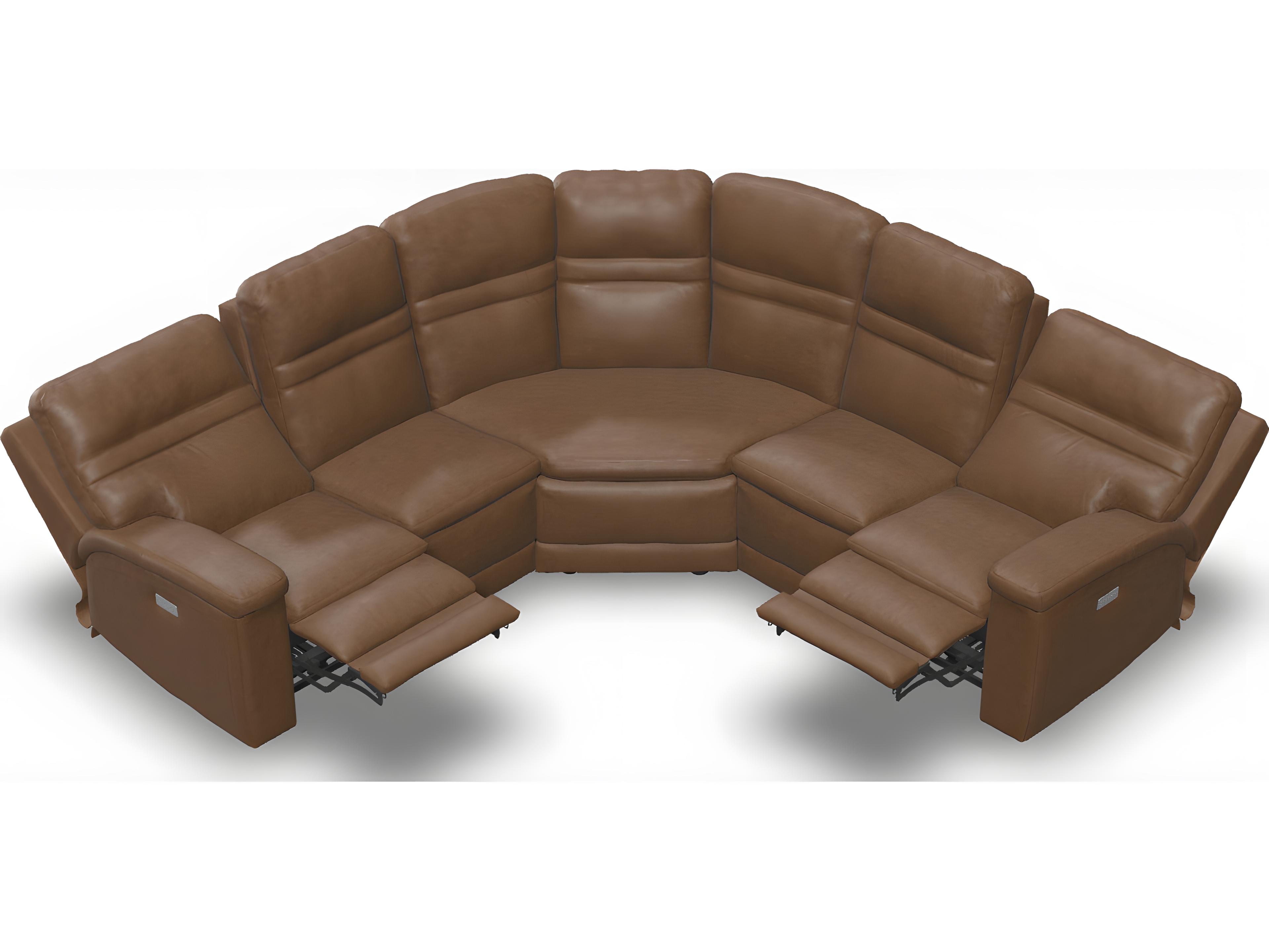 Palliser Leo Leather Upholstery Sectional Sofa