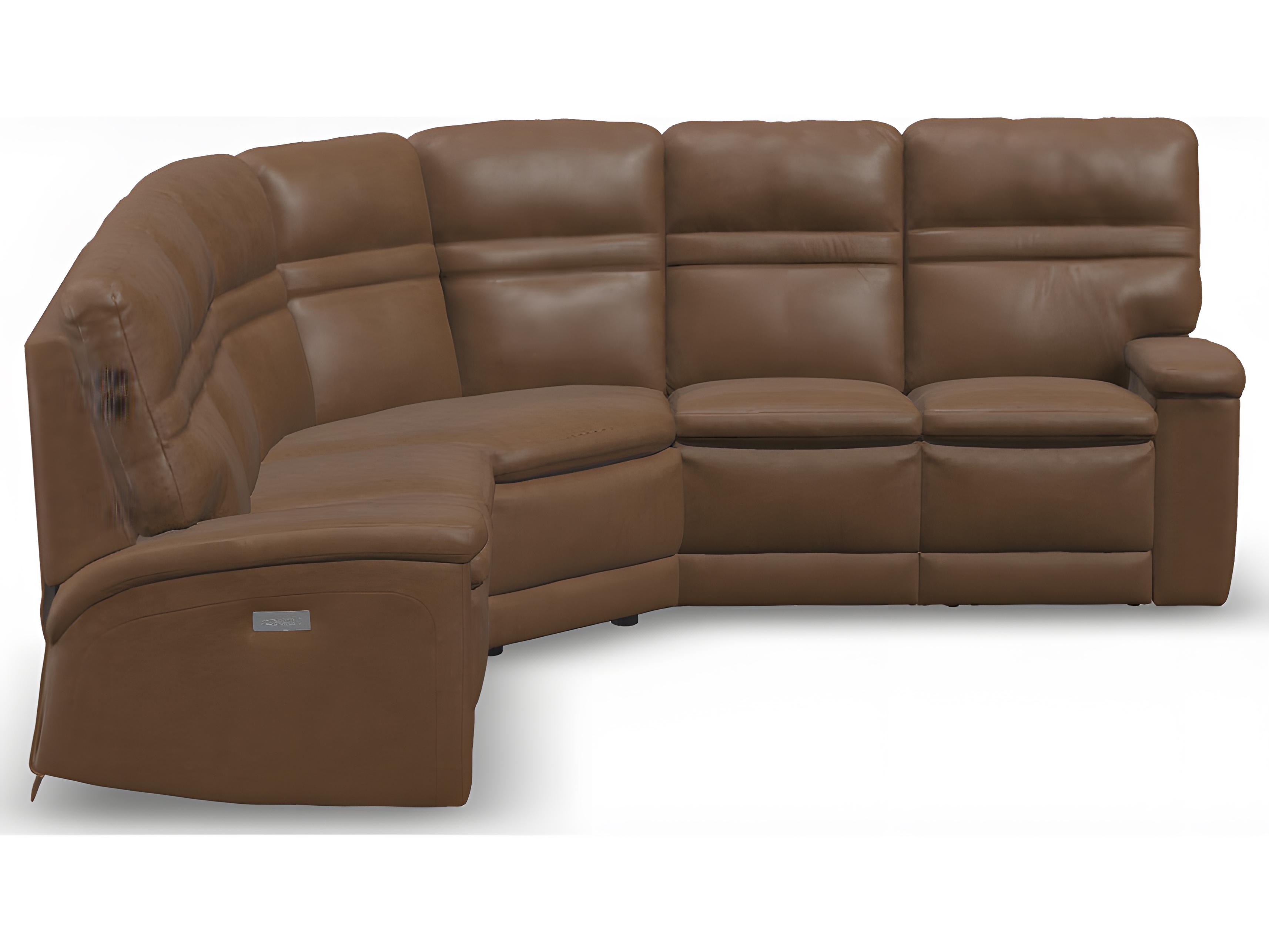 Palliser Leo Leather Upholstery Sectional Sofa