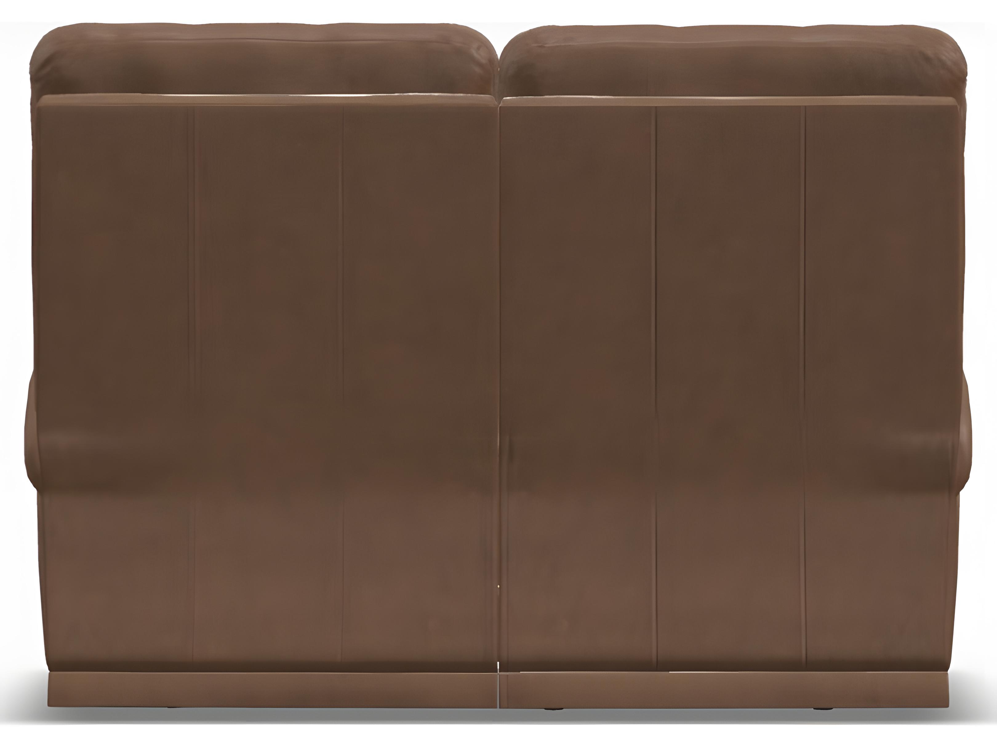 Palliser Leo Leather Upholstery Loveseat Power Recliner with Headrest & Lumbar