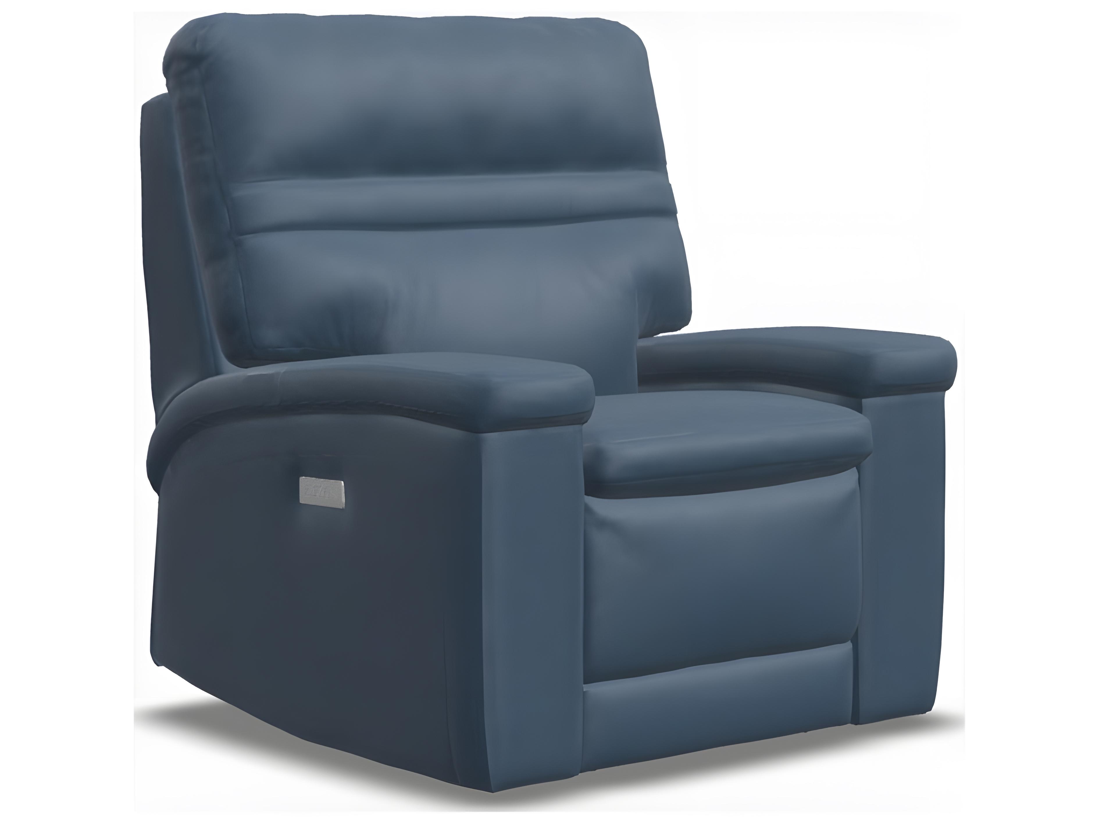 Palliser Leo Leather Upholstery Power Recliner Wall Hugger with Headrest & Lumbar