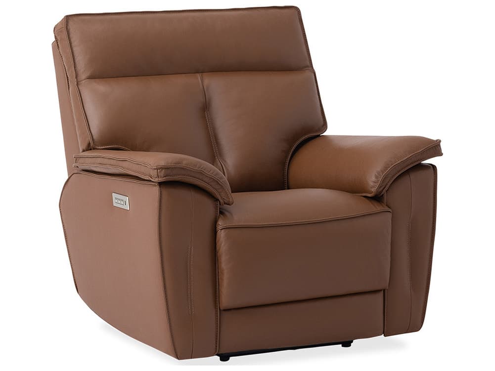 Palliser Oakley Leather Upholstery Power Recliner Wall Hugger with Power Headrest