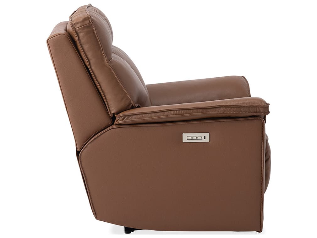 Palliser Oakley Leather Upholstery Power Recliner Wall Hugger with Power Headrest
