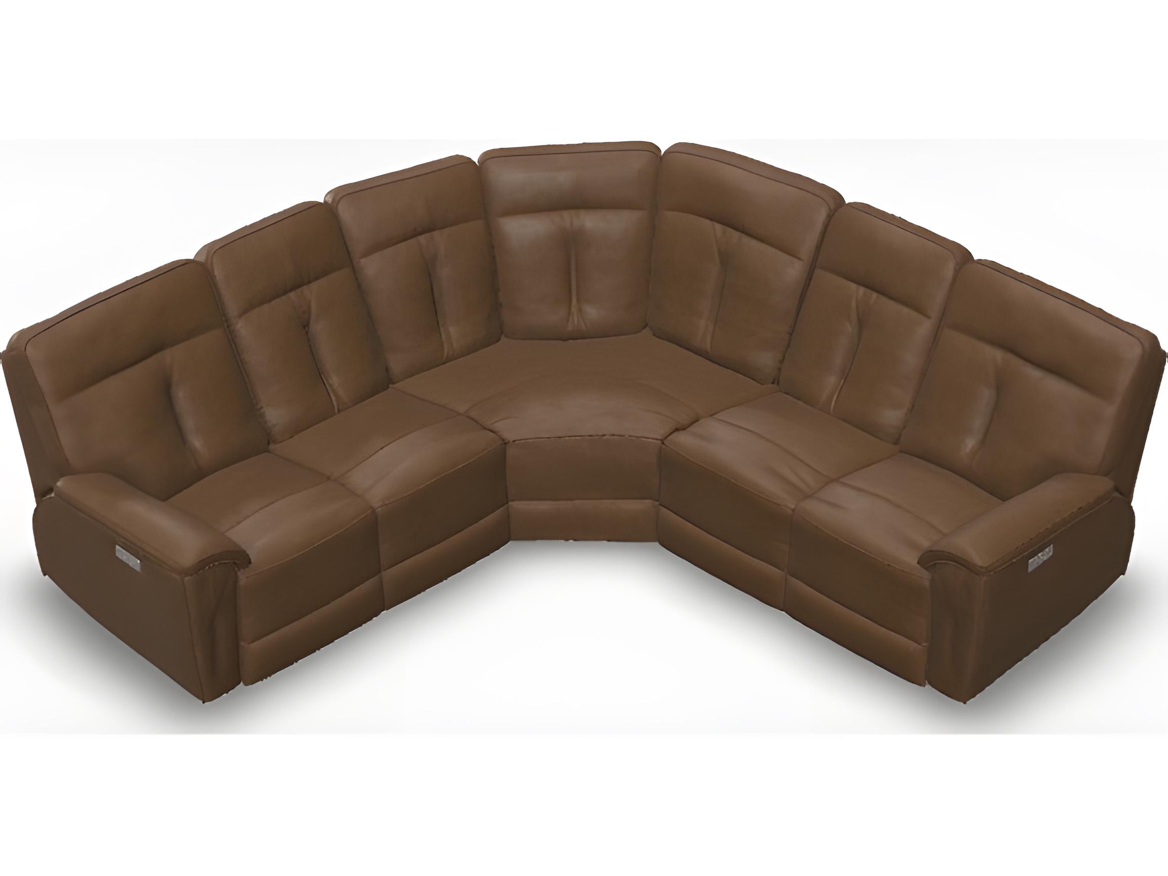 Palliser Oakley Leather Upholstery Sectional Sofa