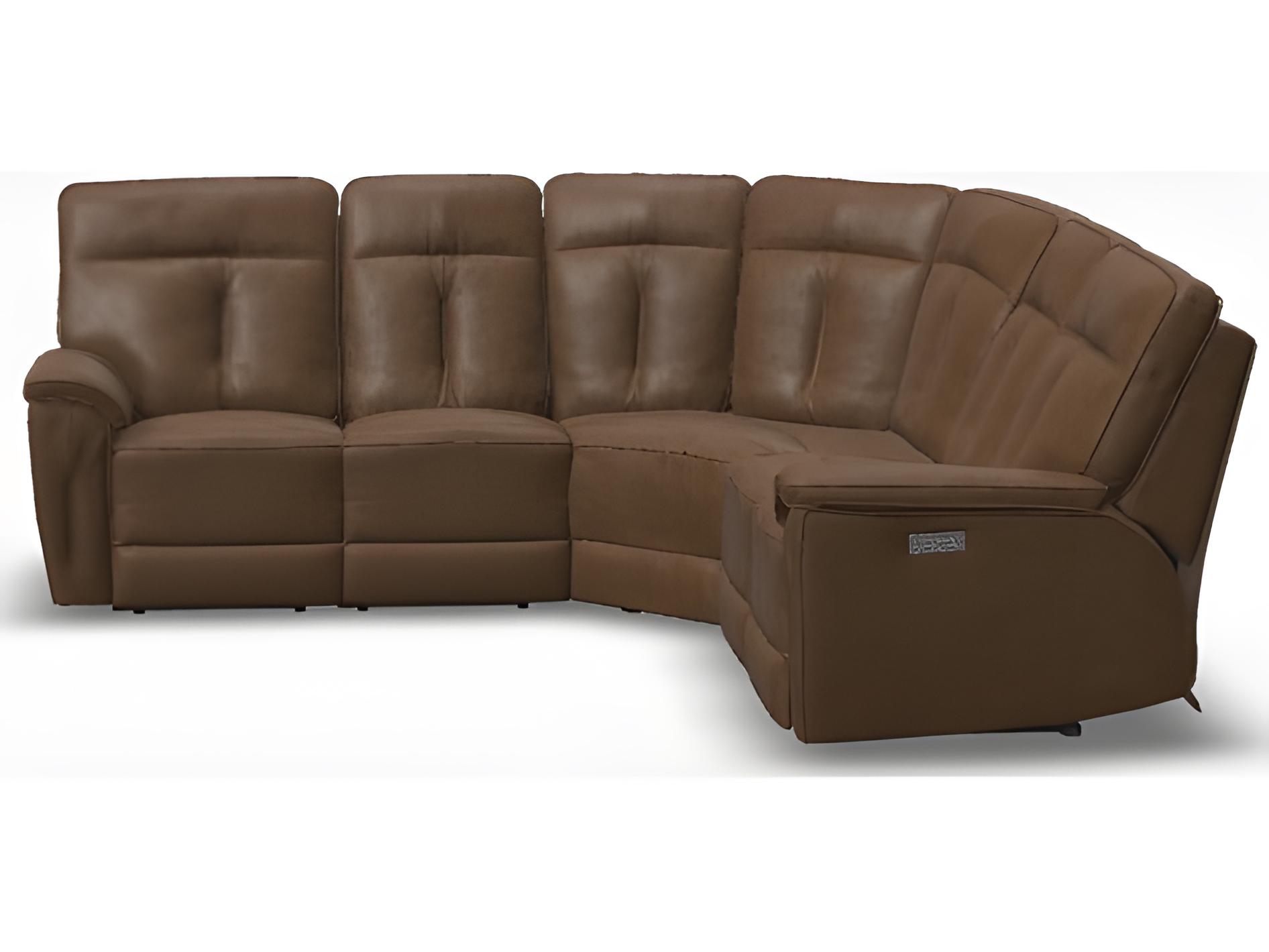 Palliser Oakley Leather Upholstery Sectional Sofa
