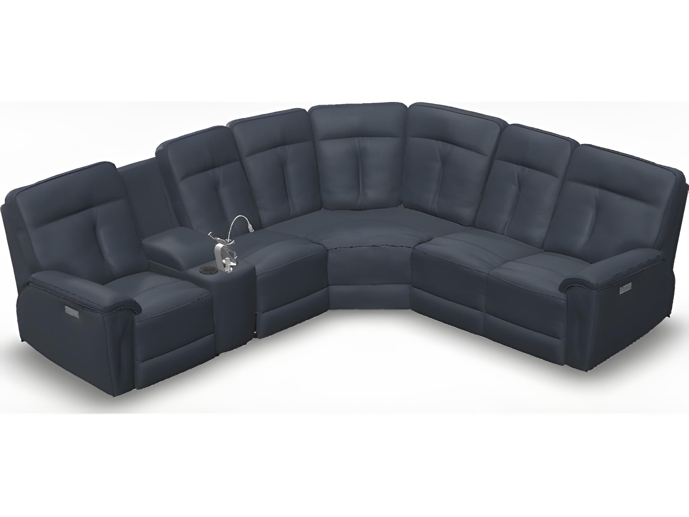 Palliser Oakley Leather Upholstery Sectional Sofa