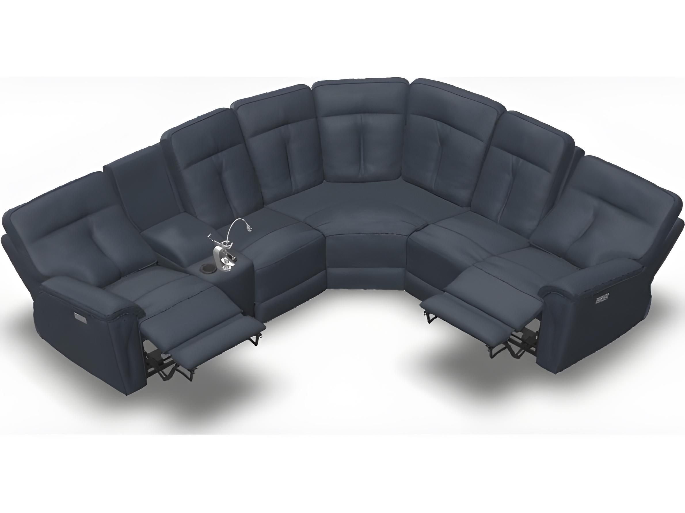 Palliser Oakley Leather Upholstery Sectional Sofa