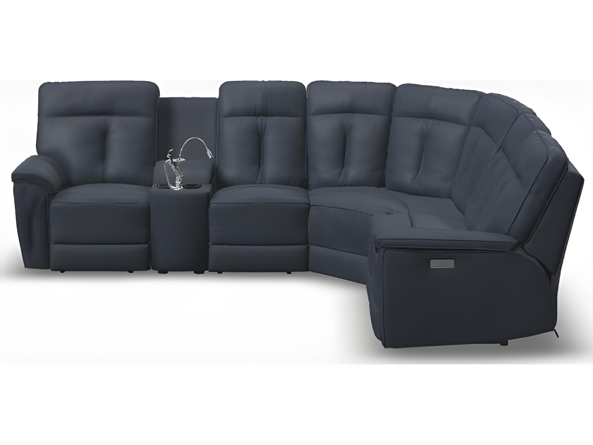 Palliser Oakley Leather Upholstery Sectional Sofa