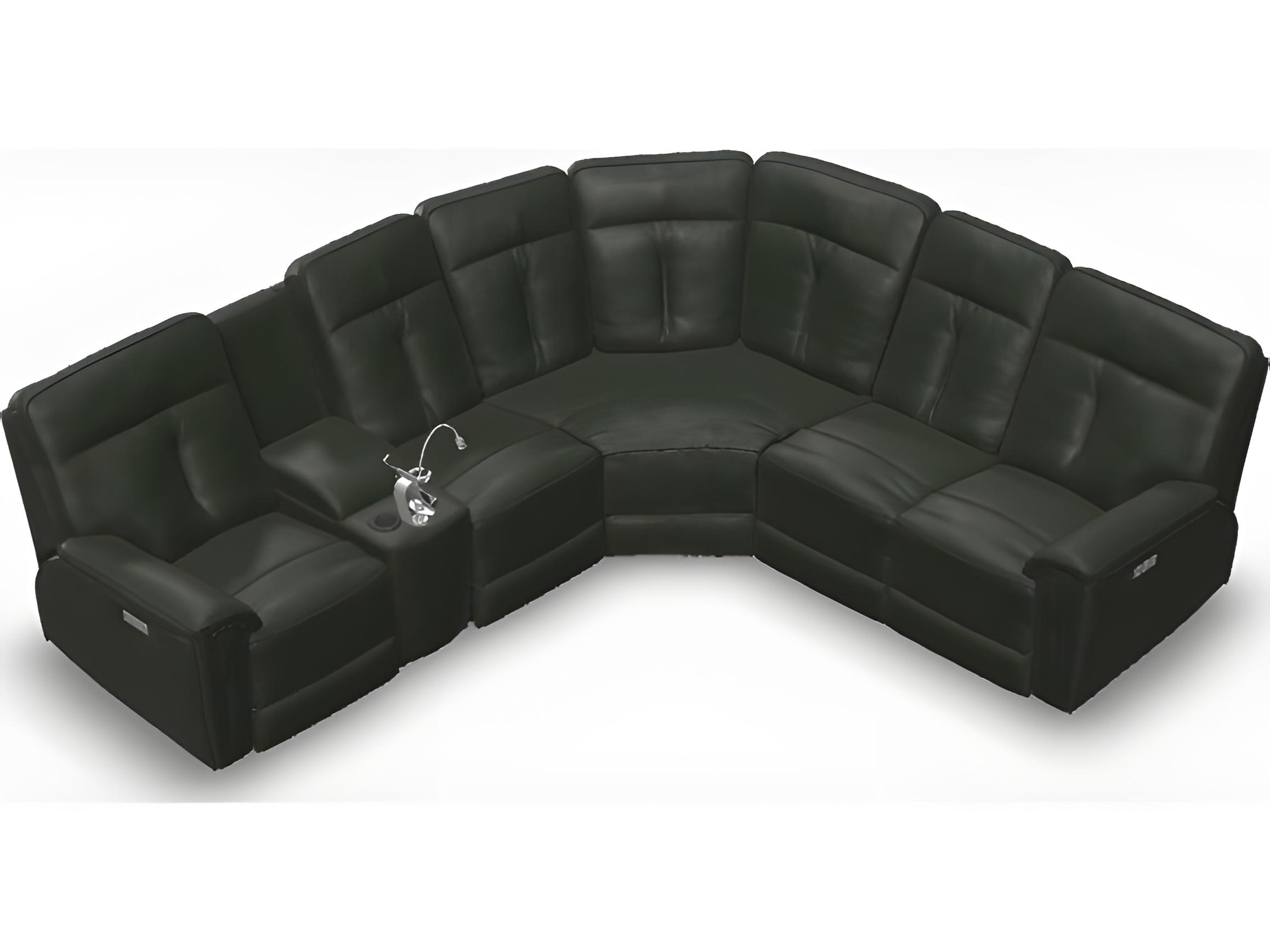 Palliser Oakley Leather Upholstery Sectional Sofa