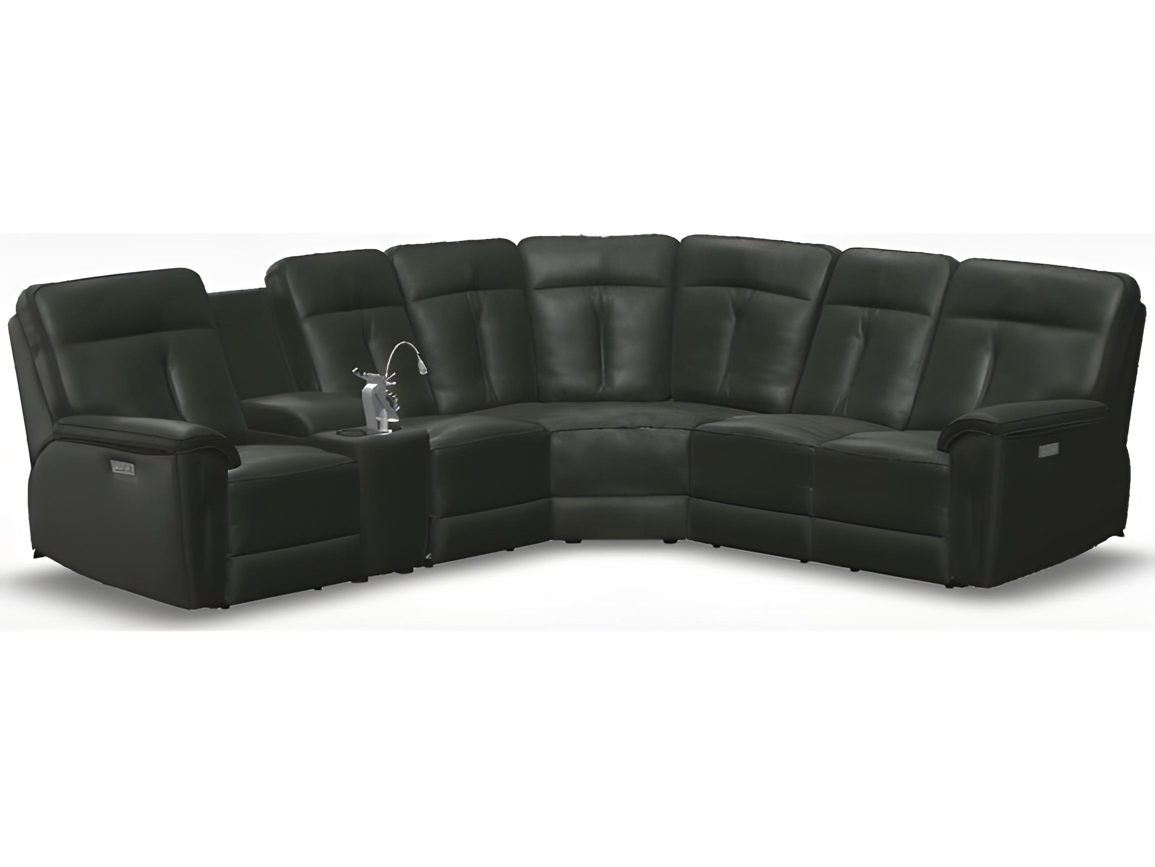 Palliser Oakley Leather Upholstery Sectional Sofa