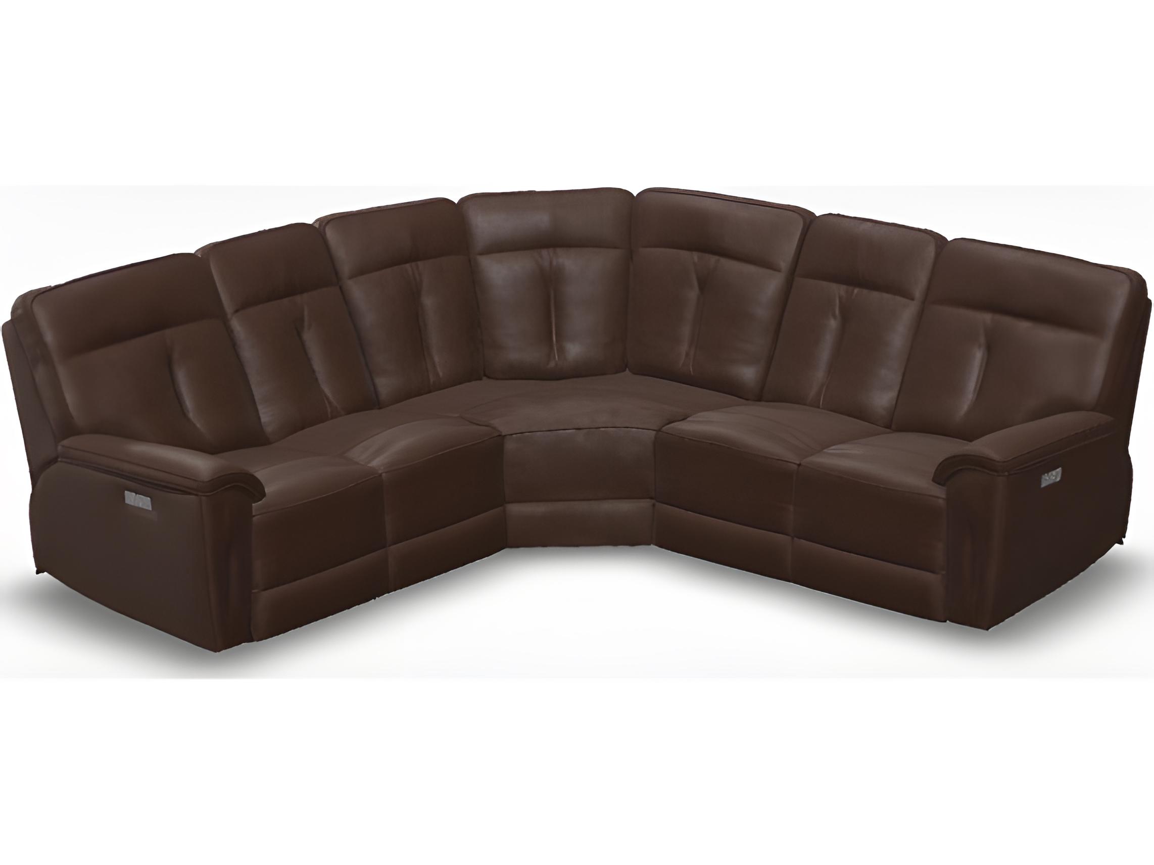 Palliser Oakley Leather Upholstery Sectional Sofa