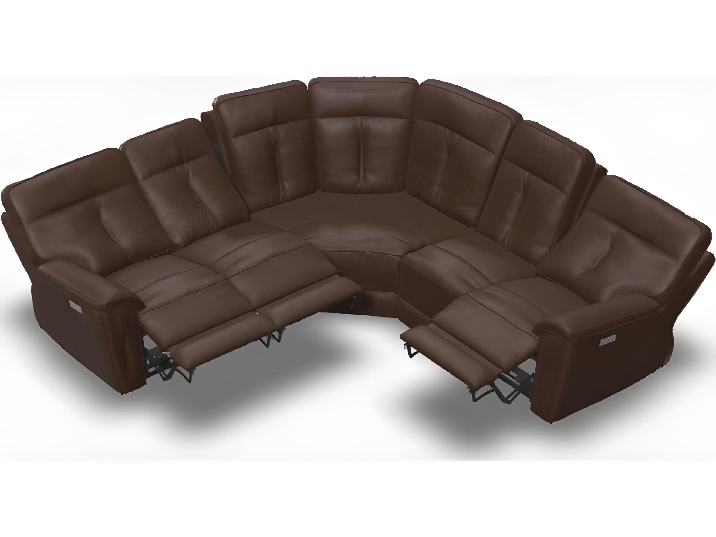 Palliser Oakley Leather Upholstery Sectional Sofa
