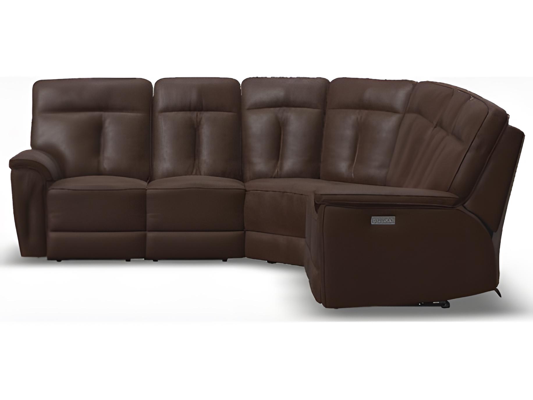 Palliser Oakley Leather Upholstery Sectional Sofa
