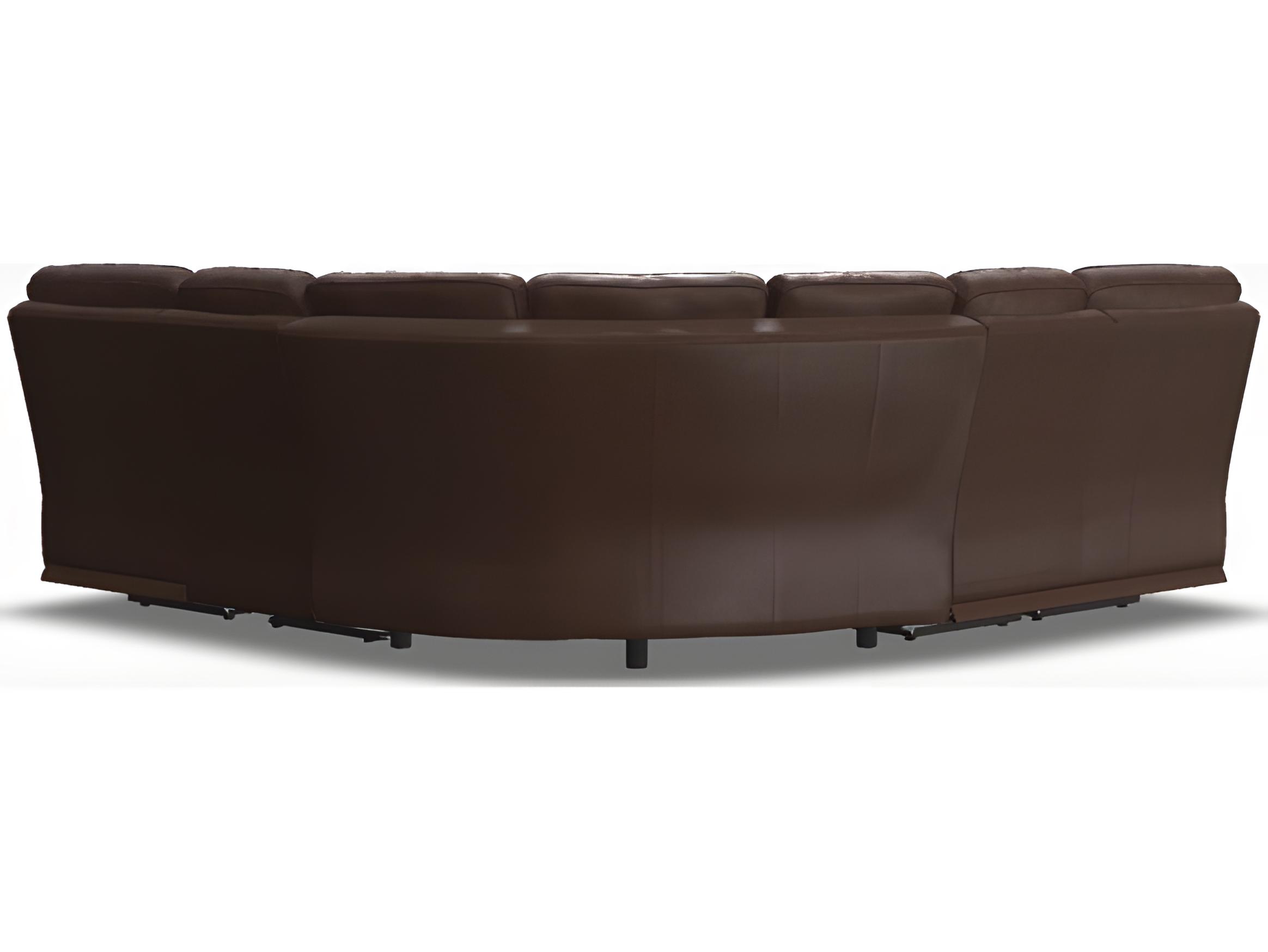 Palliser Oakley Leather Upholstery Sectional Sofa