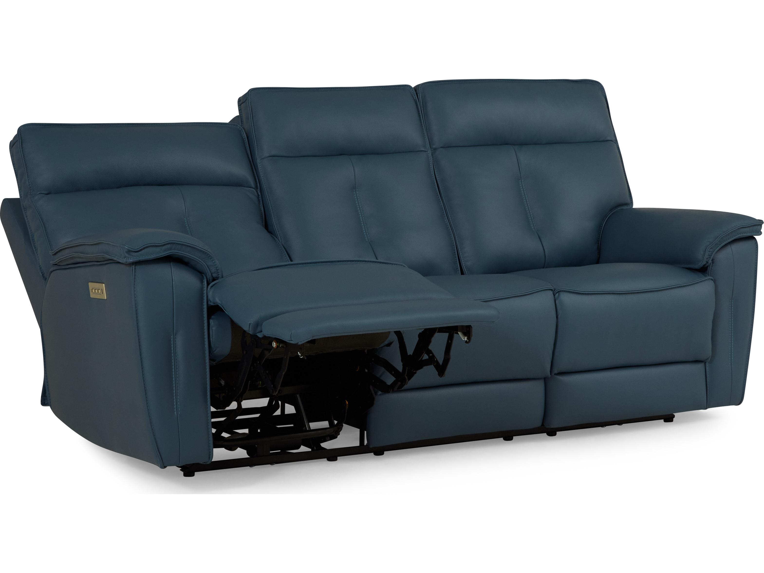 Palliser Oakley Leather Upholstery Sofa Power Recliner with Headrest & Lumbar