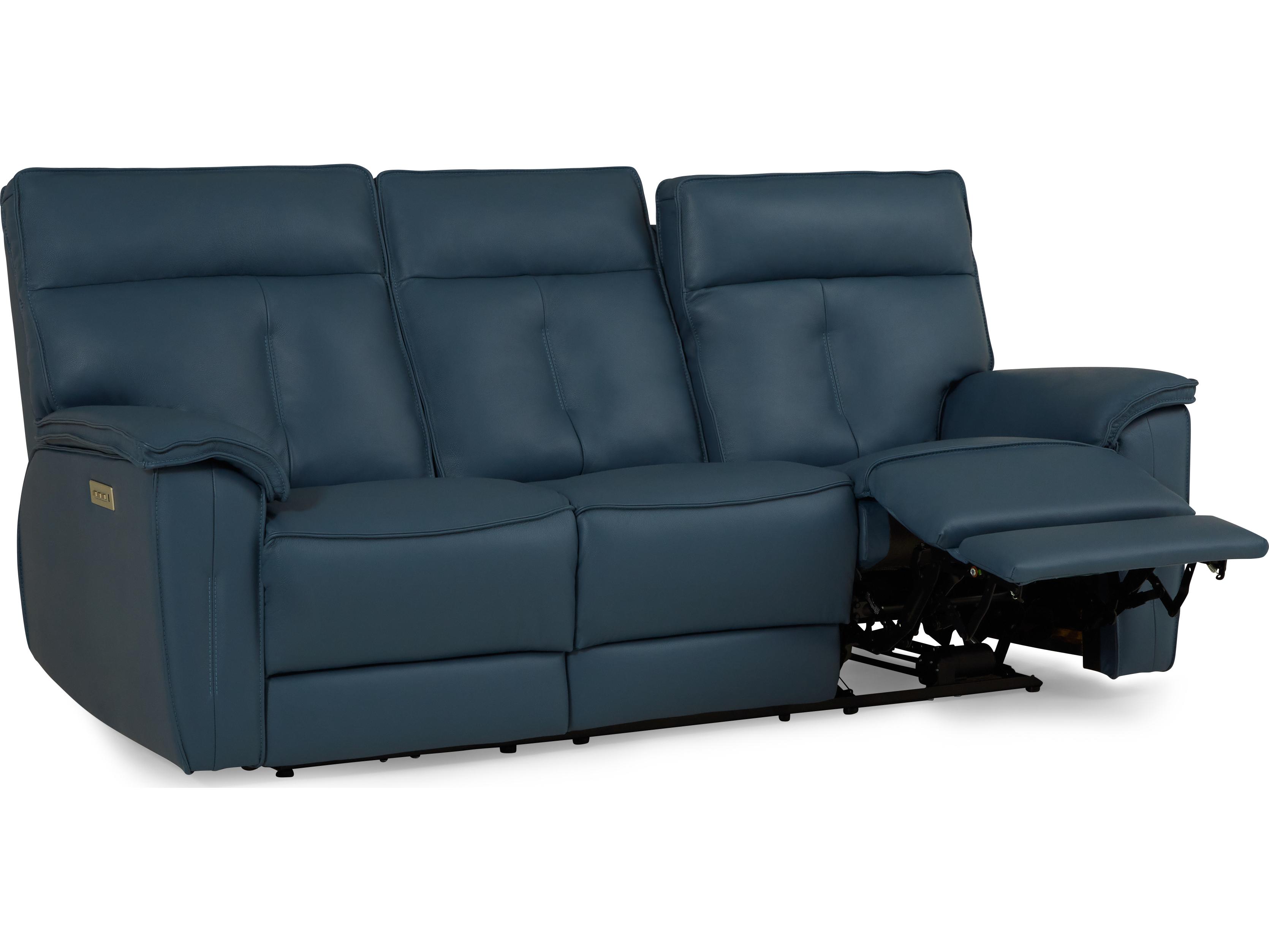 Palliser Oakley Leather Upholstery Sofa Power Recliner with Headrest & Lumbar