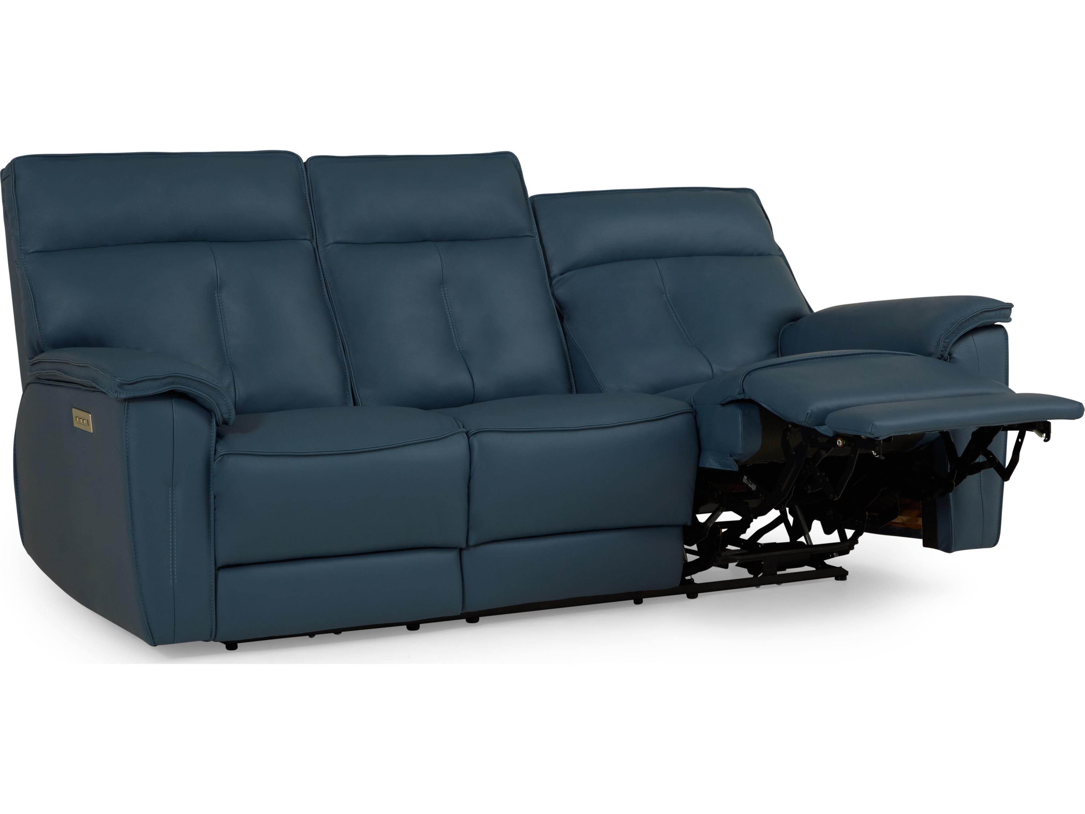 Palliser Oakley Leather Upholstery Sofa Power Recliner with Headrest & Lumbar