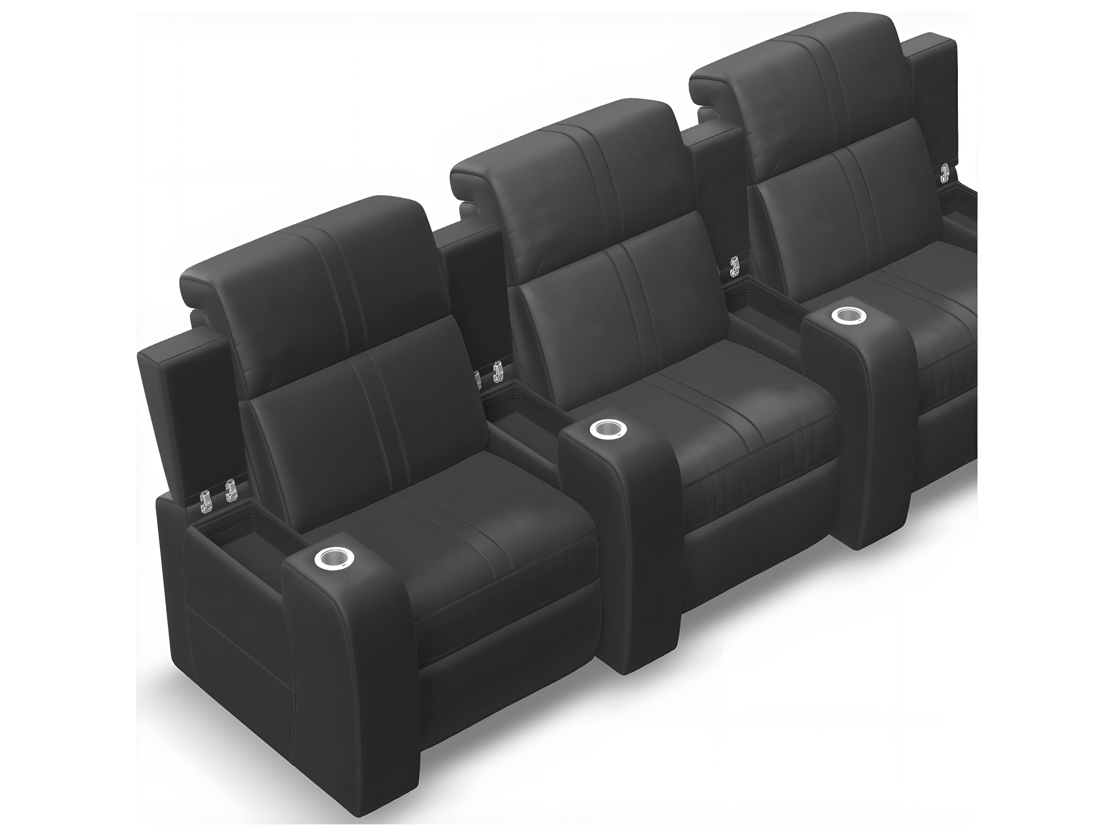 Palliser Flicks Leather Upholstery Sectional Sofa