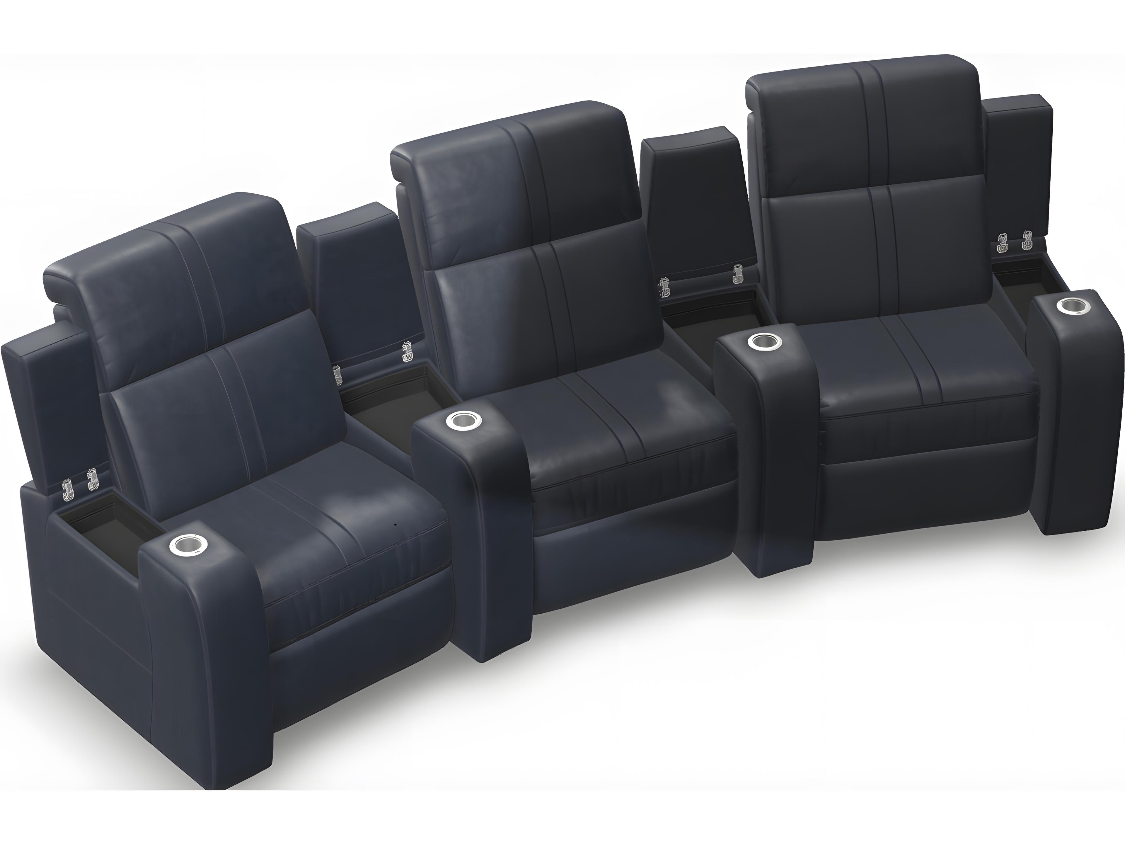 Palliser Flicks Leather Upholstery Sectional Sofa