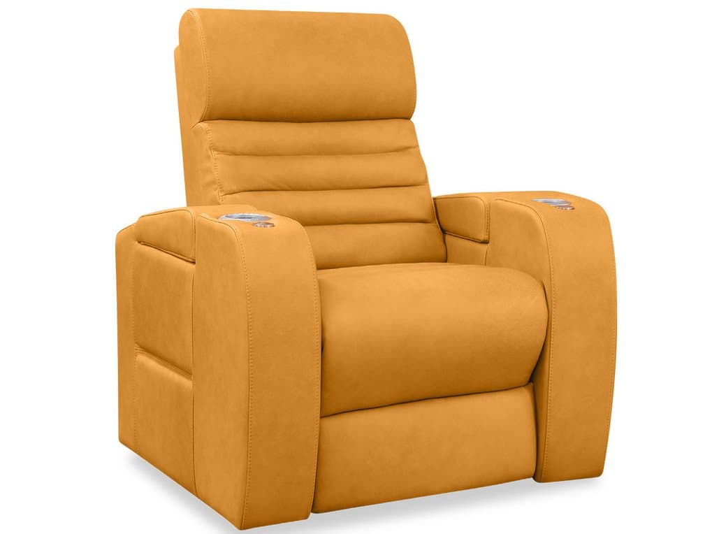 Palliser Catalina Leather Upholstery Power Recliner with Power Headrest & Lumbar