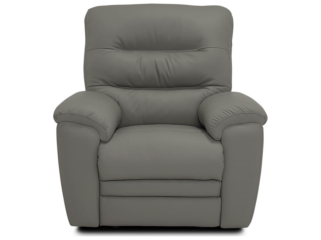 Palliser Keiran Leather Upholstery Power Recliner Wall Hugger with Power Headrest