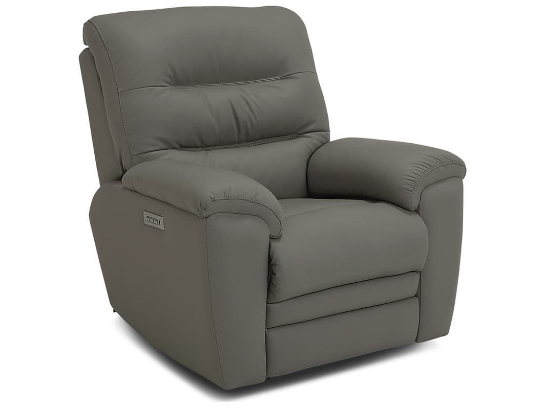 Palliser Keiran Leather Upholstery Power Recliner Wall Hugger with Power Headrest