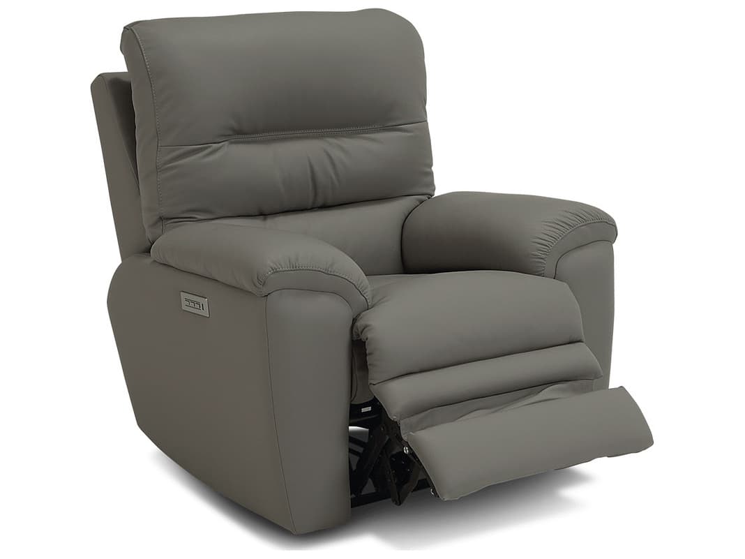 Palliser Keiran Leather Upholstery Power Recliner Wall Hugger with Power Headrest
