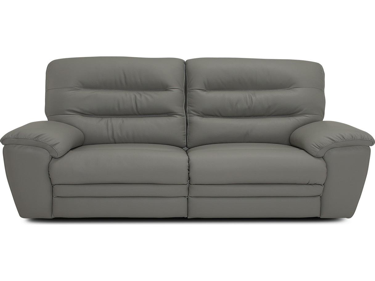 Palliser Keiran Leather Upholstery Loveseat Power Recliner with Power Headrest