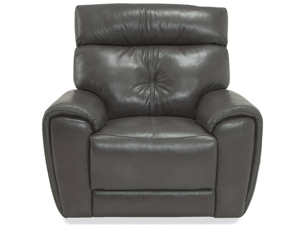 Palliser Aedon Leather Upholstery Power Recliner Wall Hugger with Power Headrest