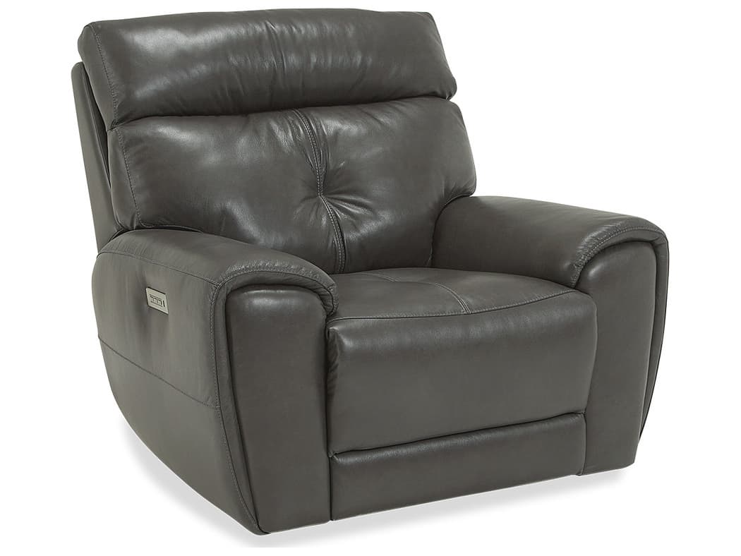 Palliser Aedon Leather Upholstery Power Recliner Wall Hugger with Power Headrest