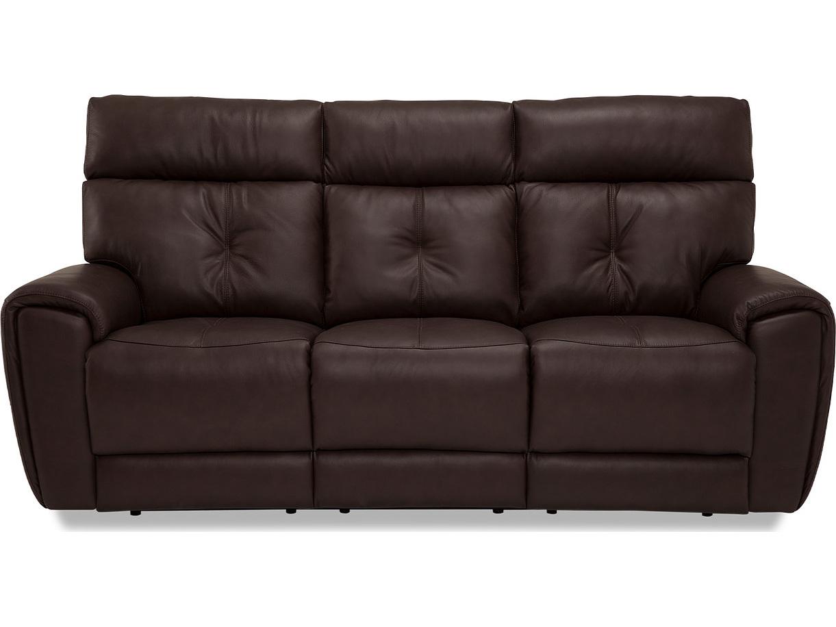 Palliser Aedon Leather Upholstery Sofa Power Recliner with Power Headrest