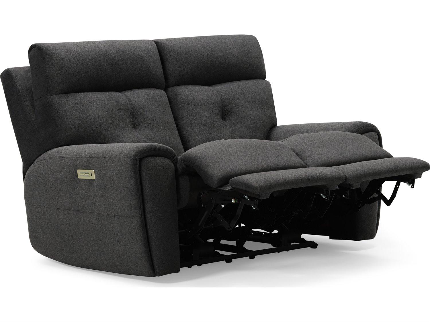 Palliser Aedon Leather Upholstery Loveseat Power Recliner with Power Headrest