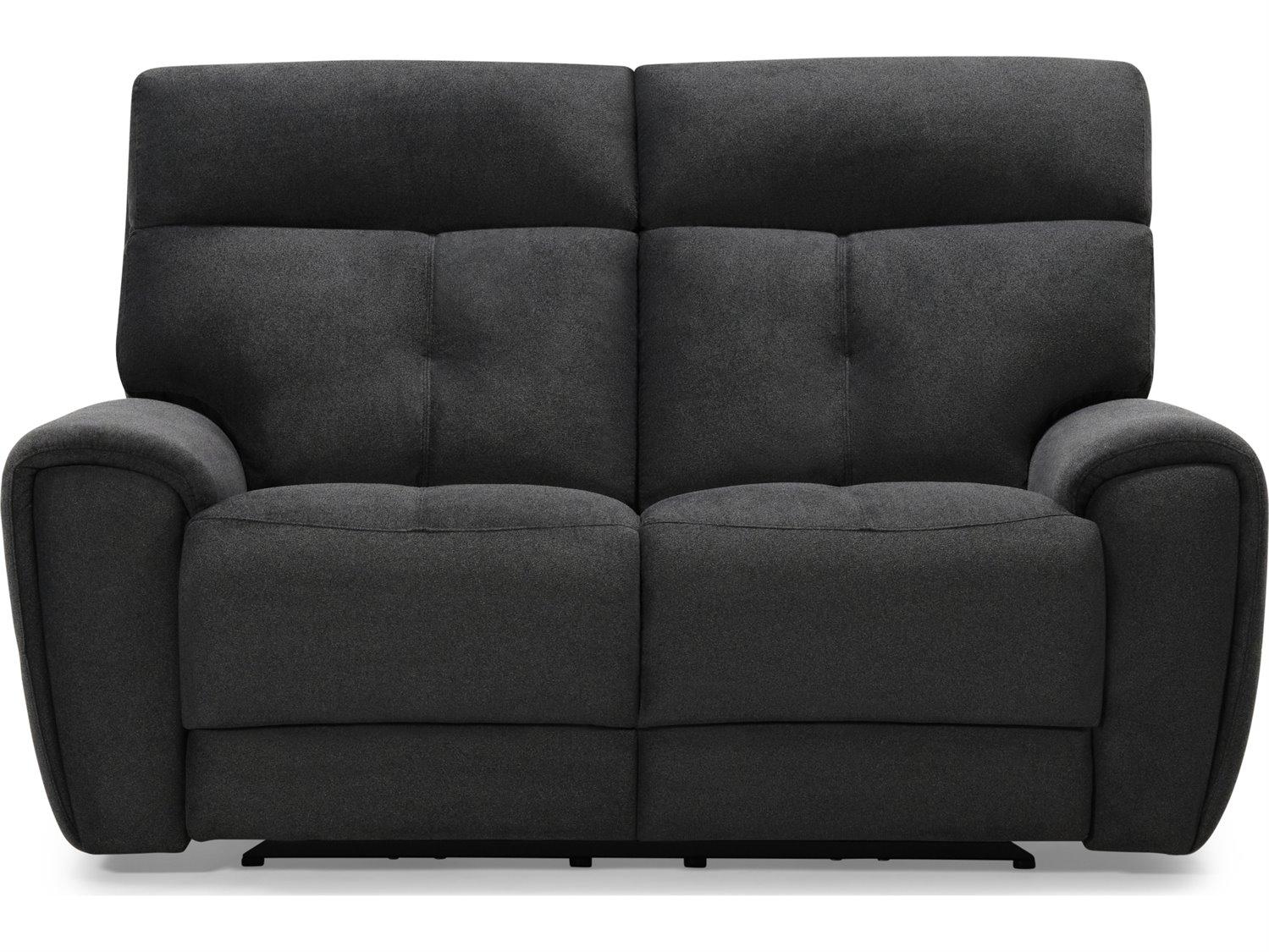 Palliser Aedon Leather Upholstery Loveseat Power Recliner with Power Headrest