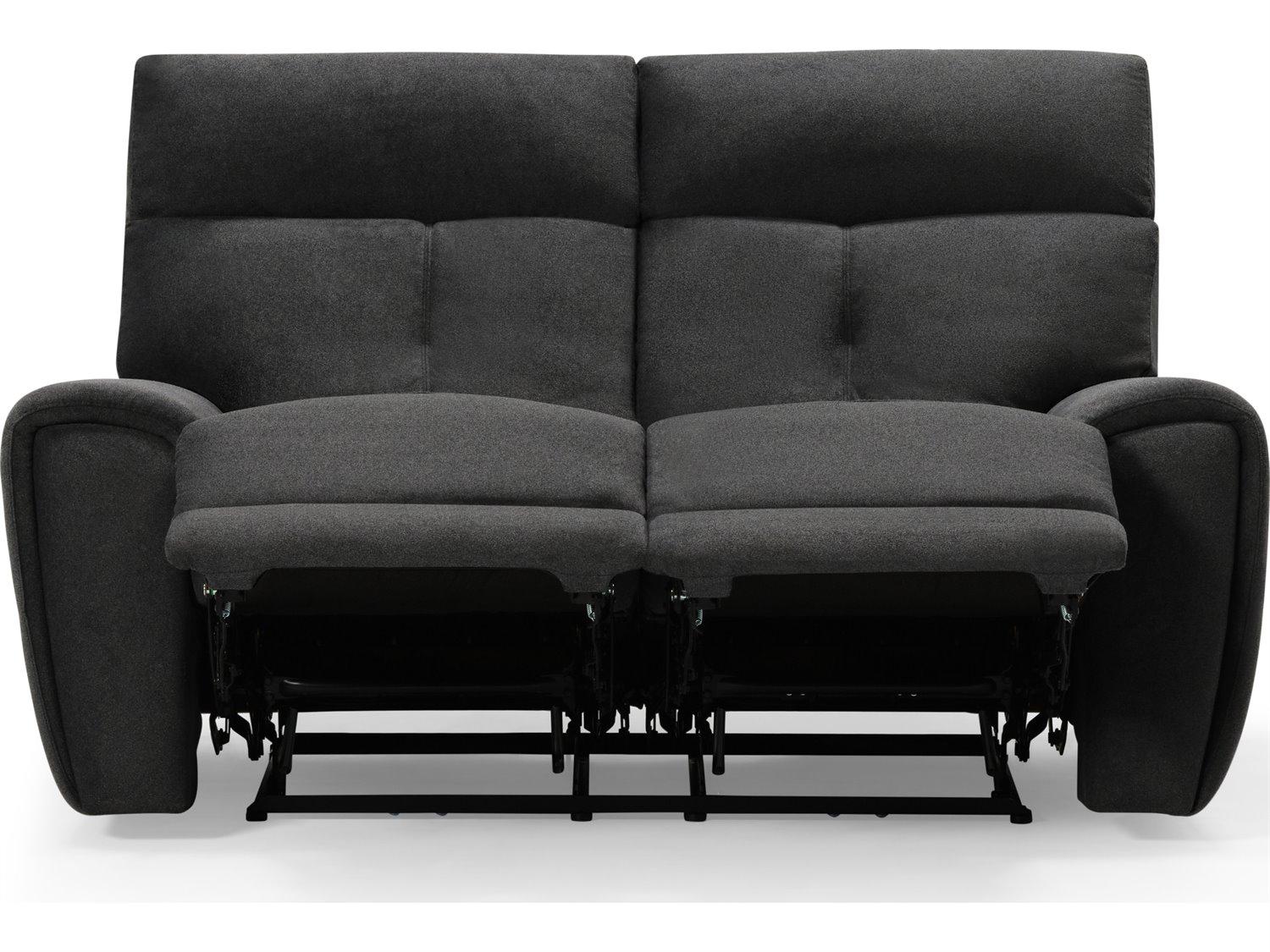 Palliser Aedon Leather Upholstery Loveseat Power Recliner with Power Headrest