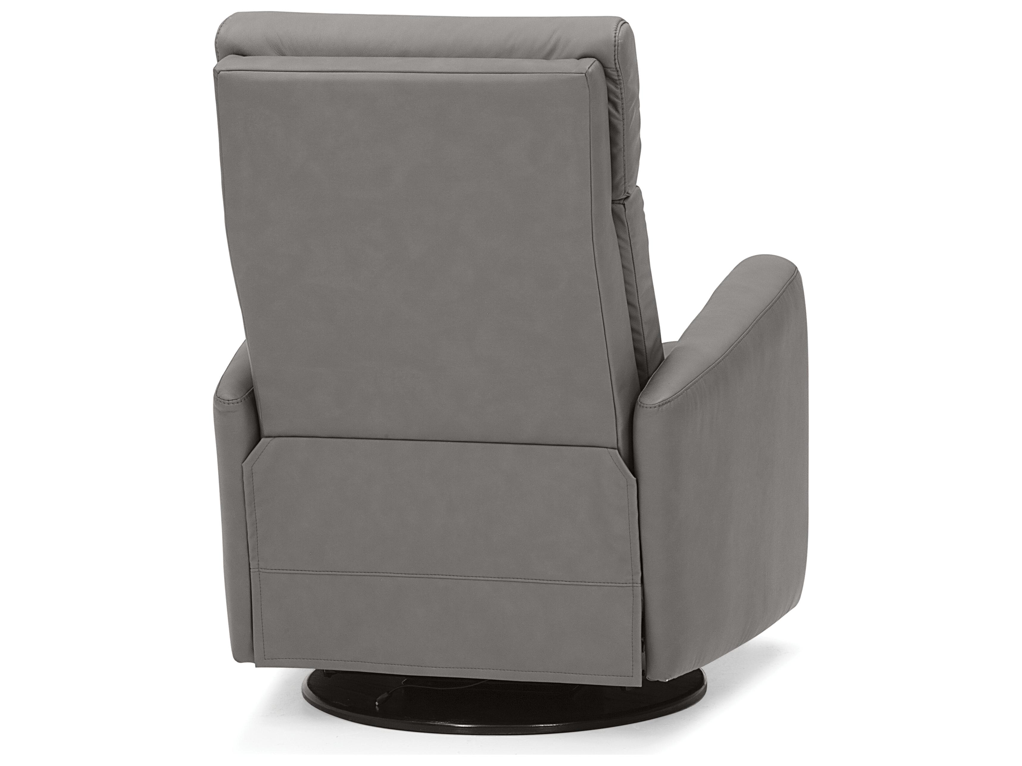 Palliser West Coast II Leather Upholstery Swivel Glider Power Recliner with Power Headrest