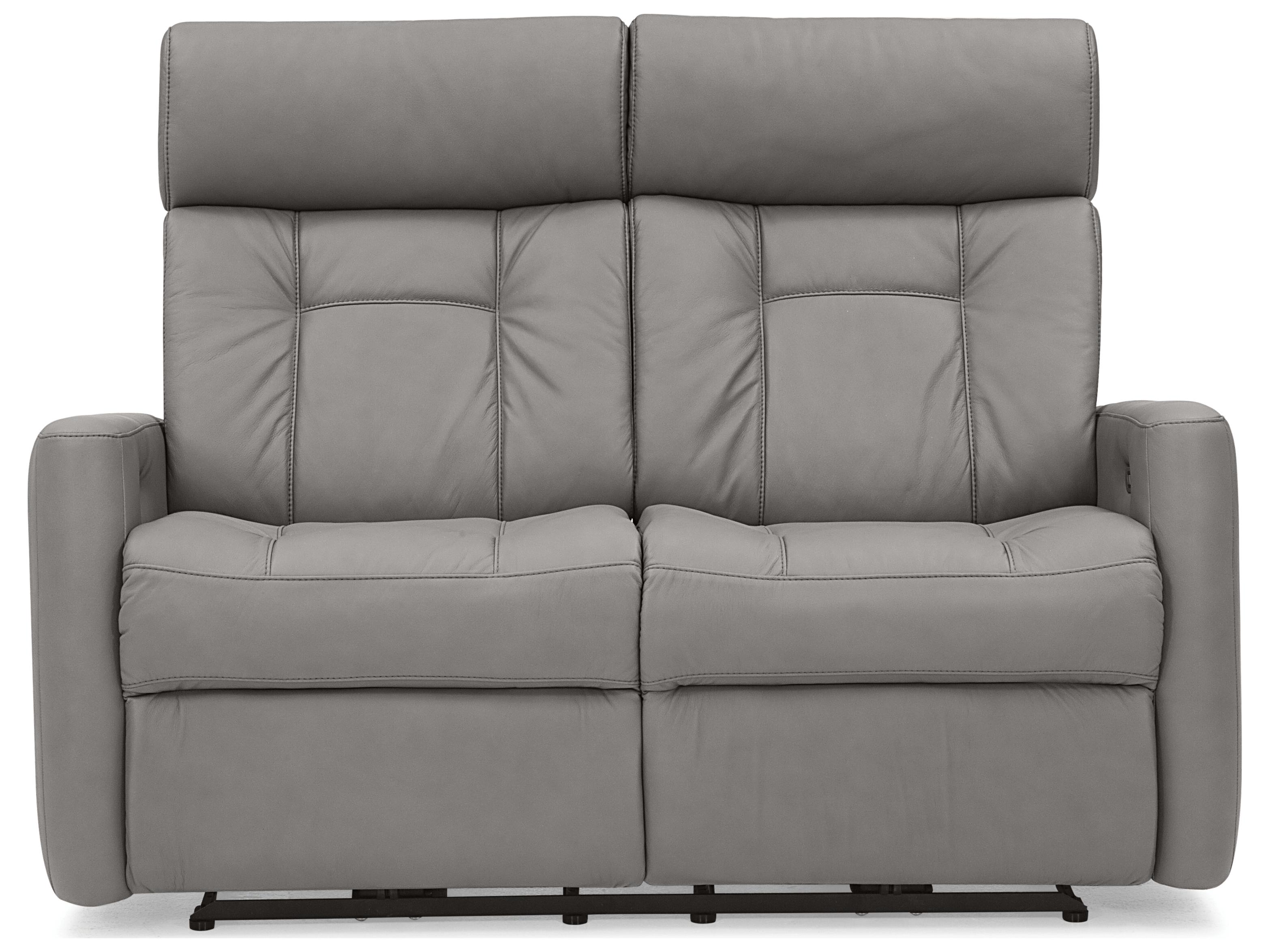 Palliser West Coast II Leather Upholstery Lover Power Recliner with Power Headrest